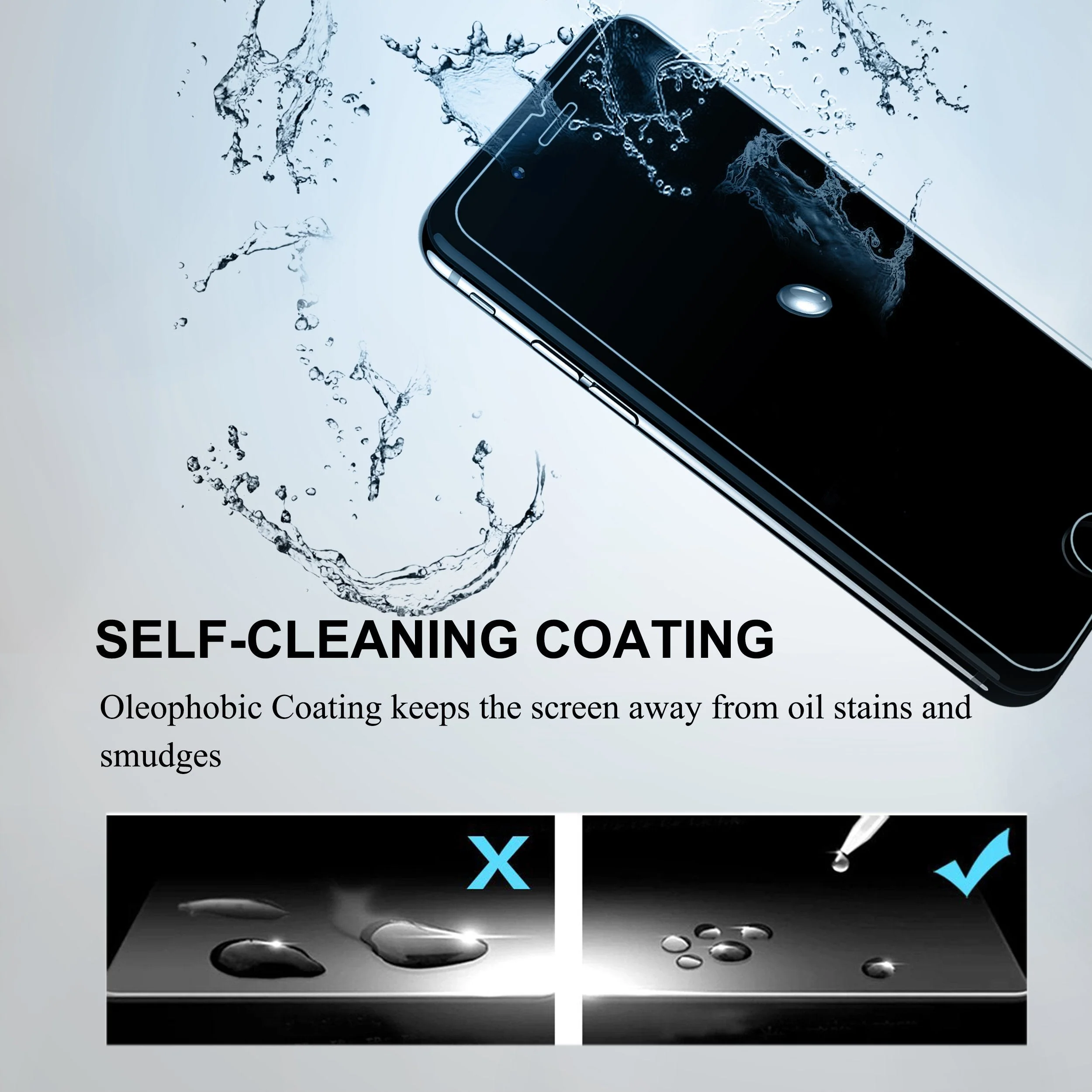 Ailun Screen Protector for iPhone 8 Plus,7 Plus,6s Plus,6 Plus, 5.5 Inch 3Pack Case Friendly Tempered Glass - Image 8
