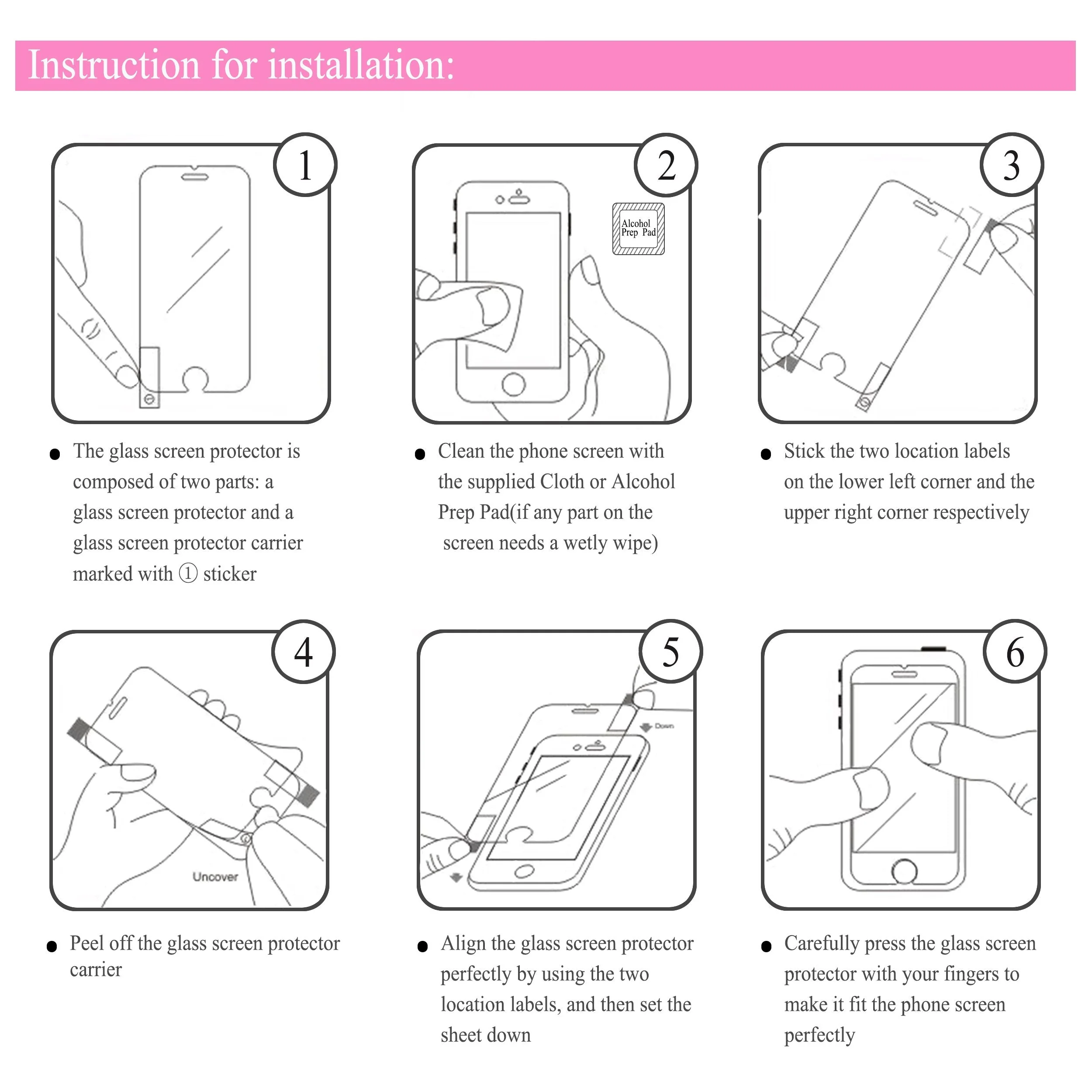 Ailun Screen Protector for iPod Touch 7/6/5 Curved Edge Tempered Glass 3Pack Compatible with iPod Touch 7th Generation 2019 Released 6th Generation 2015 Released 5th Generation Case Friendly - Image 6