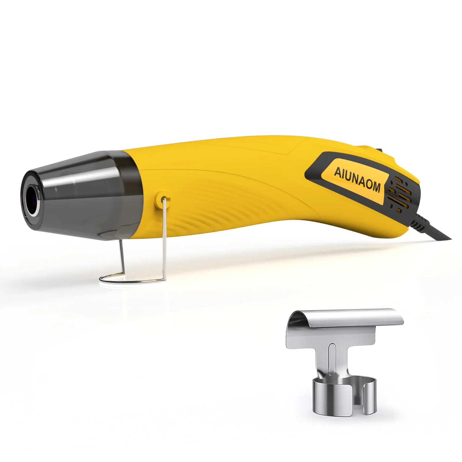 AIUNAOM Mini Heat Gun 500 W Handheld Hot Air Blower 2 Temperature Settings (270°C / 450℃) Portable Hot Air Gun with Overheating Protection Suitable for Crafts, DIY, Shrink Packaging, Embossing