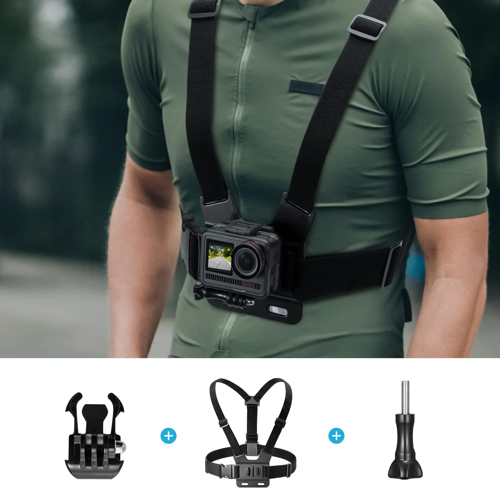 AKASO Action Camera Bike Kit Compatible for EK7000/EK7000 Pro/Brave 4/Brave 4 Pro/Brave 7 LE/Brave 7/Brave 8/V50X/V50 Pro/V50 Elite/GoPro Hero 11 10 9 8 7/DJI/Apexcam Action Camera - Image 4