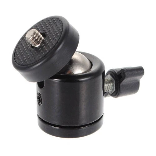 AKOAK 1/4" Swivel Mini Ball Head Screw Tripod Mount for DSLR Camera Camcorder Light Bracket, Pack of 1 - Image 3