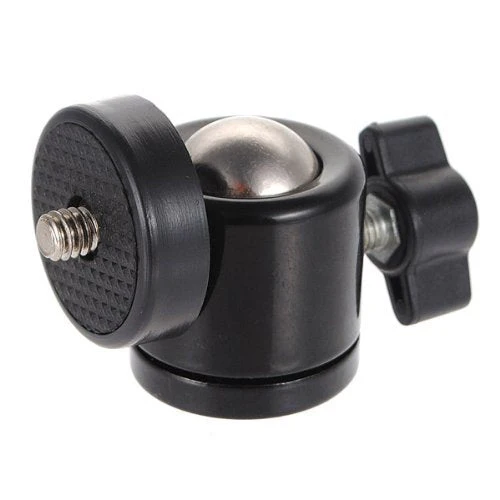 AKOAK 1/4" Swivel Mini Ball Head Screw Tripod Mount for DSLR Camera Camcorder Light Bracket, Pack of 1 - Image 4