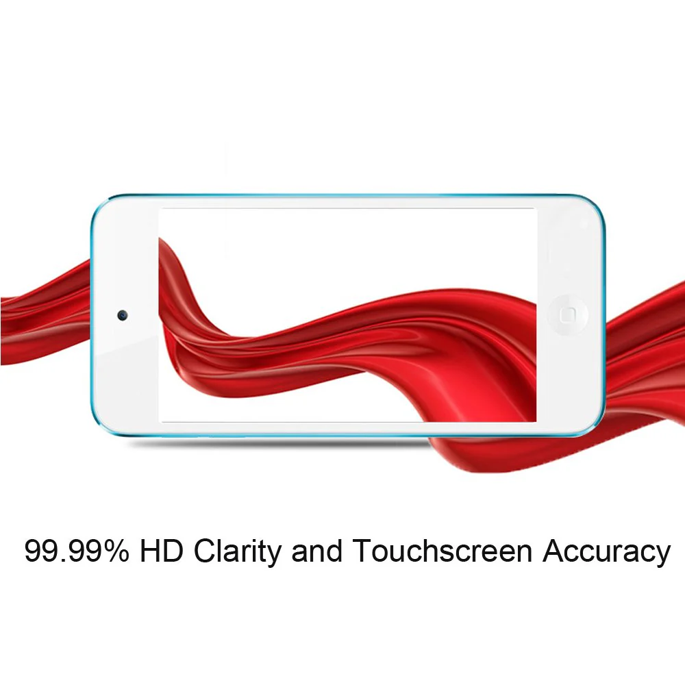 AKWOX (Pack of 2) [Tempered Glass] Screen Protector for iPod Touch 6G (6th Generation) / 5G (5th Generation), [0.33mm Ultra Thin 9H Hardness 2.5D Round Edge] with Lifetime Replacement Warranty - Image 5