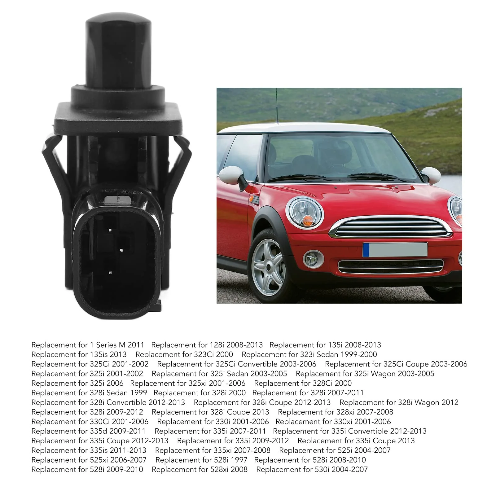 Alarm System Switch,6131-9119-052 Hood Alarm System Switch for E38 E39 E81 E60 E65 E67 E64 E53 X5 X3 - Image 2