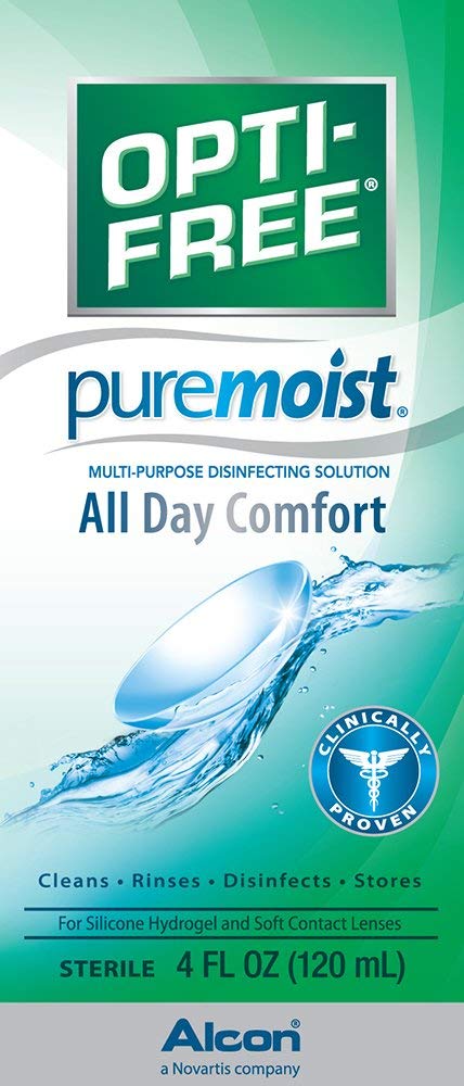 ALCON Opti-free Puremoist Multi-Purpose Disinfecting Solution, White, 4 Fl Oz 4 Fl Oz (Pack of 1) - Image 2