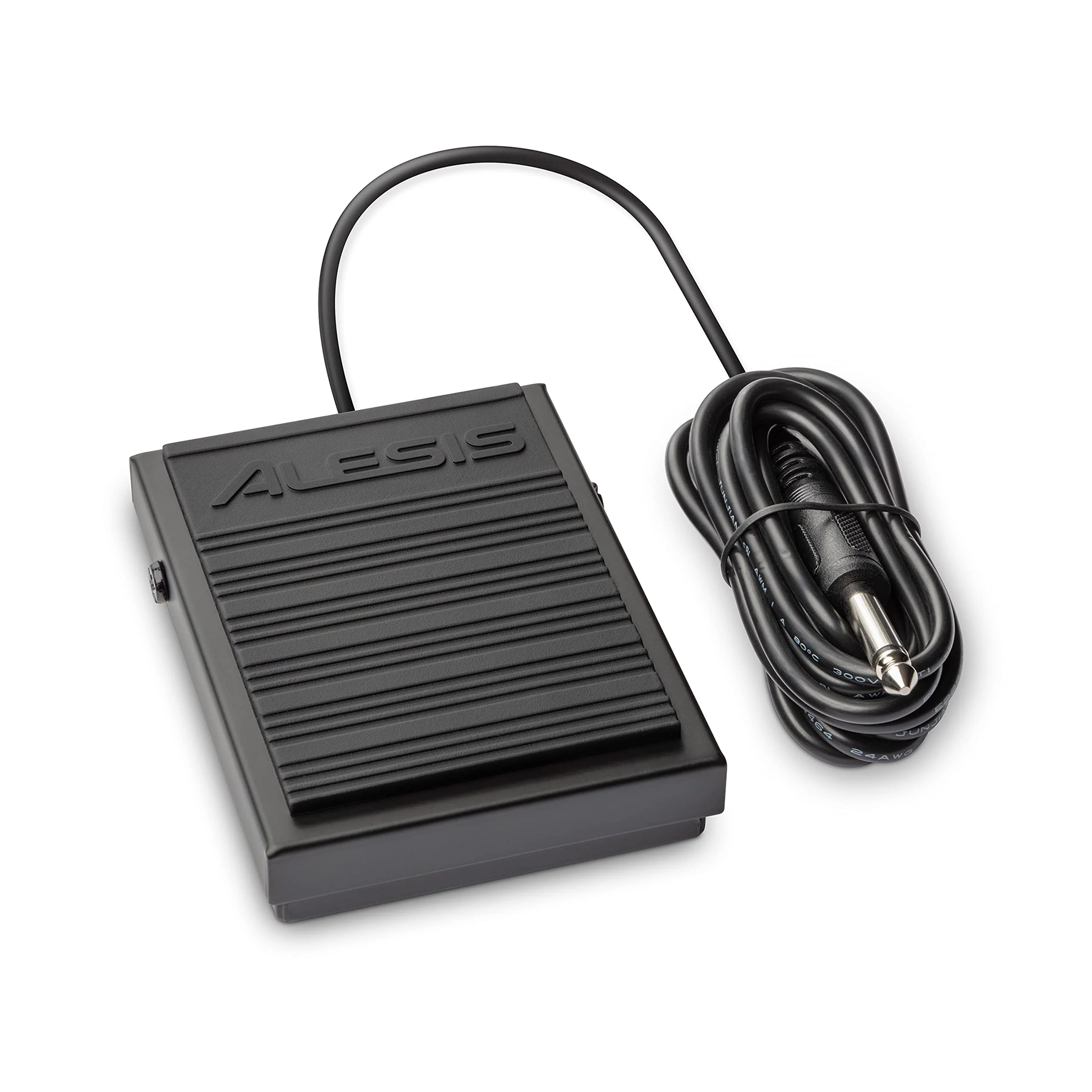 Alesis ASP-1 MKII Universal Sustain Pedal and Momentary Footswitch with 5ft Cable and Non Slip Bottom black