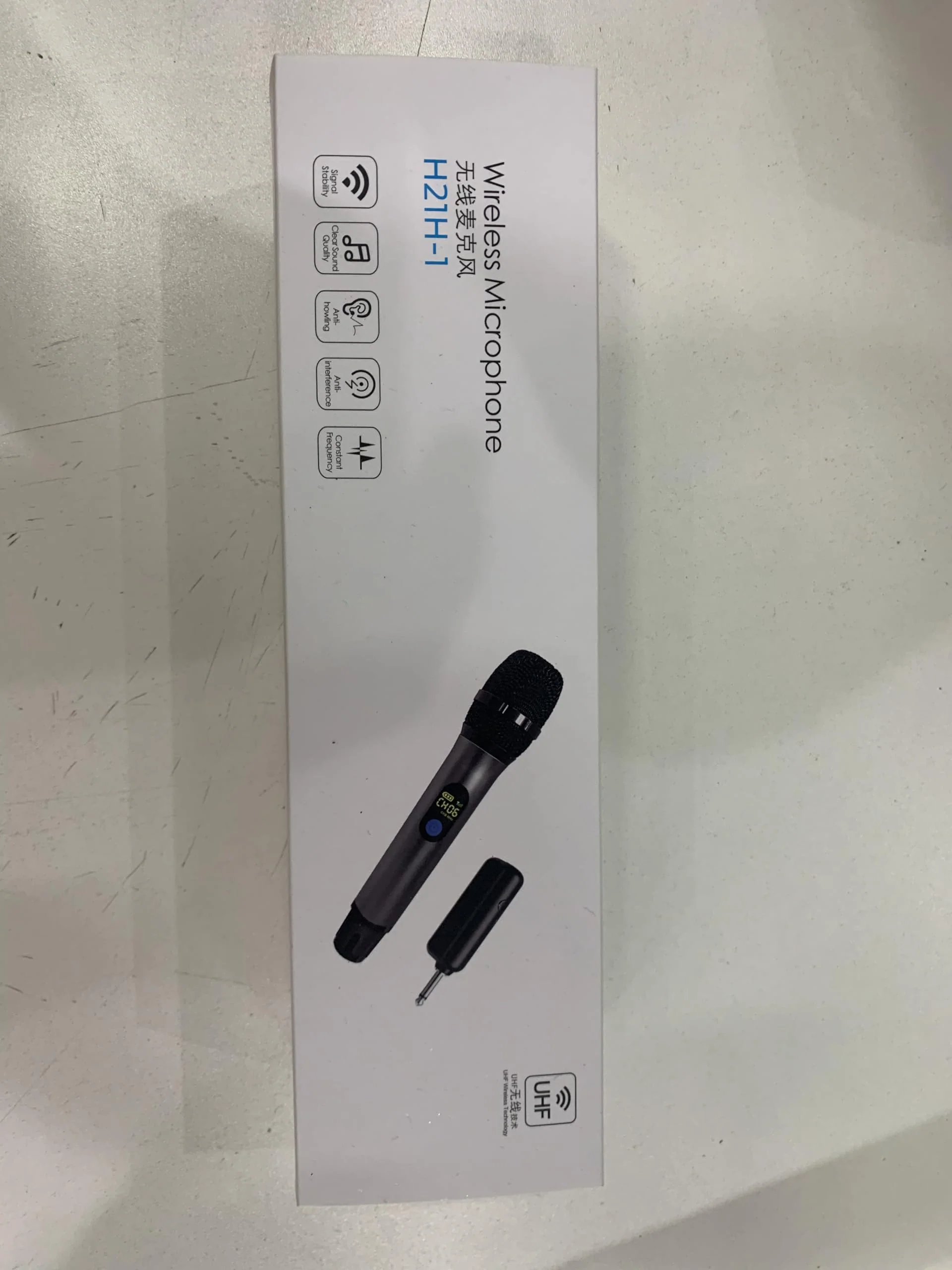 All Metal Shell UHF Wireless Microphone Professional, Handheld Cordless Dynamic Mic System with Rechargeable Receiver, Karaoke Microphone for DJ, Singing, Wedding, Party, Speech, PA - Image 9