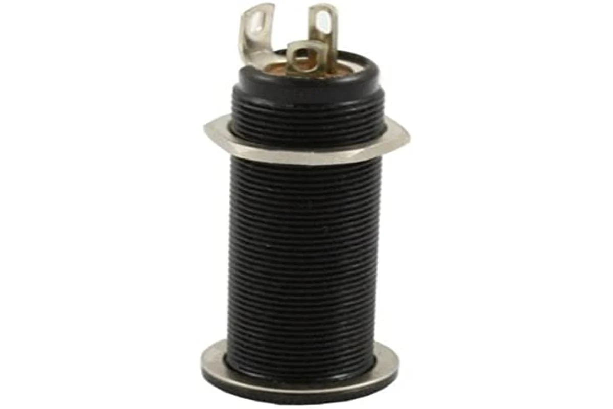 Allparts EP-0152-003 Switchcraft input jack, stereo, black