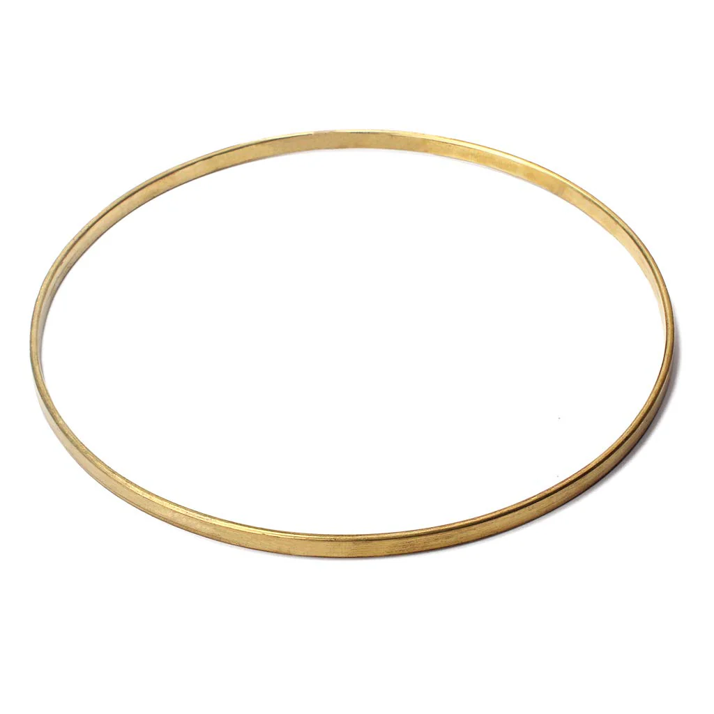 Alnicov Banjo Tension Hoop Banjo Flanges 11 Inch ,For Banjo Accessories Brass Plated