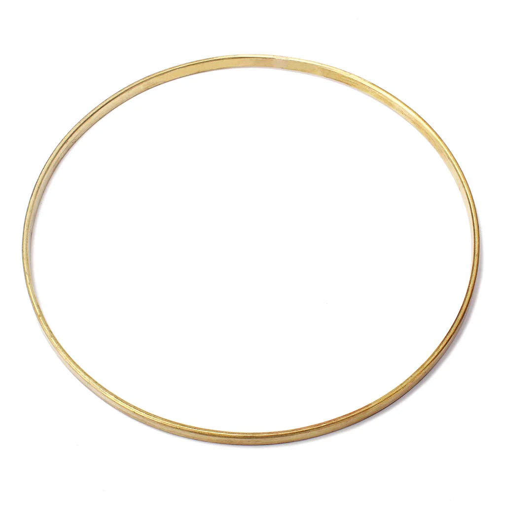 Alnicov Banjo Tension Hoop Banjo Flanges 11 Inch ,For Banjo Accessories Brass Plated - Image 2