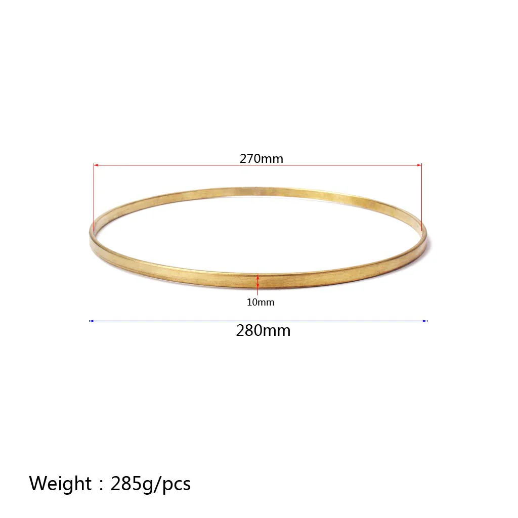 Alnicov Banjo Tension Hoop Banjo Flanges 11 Inch ,For Banjo Accessories Brass Plated - Image 7