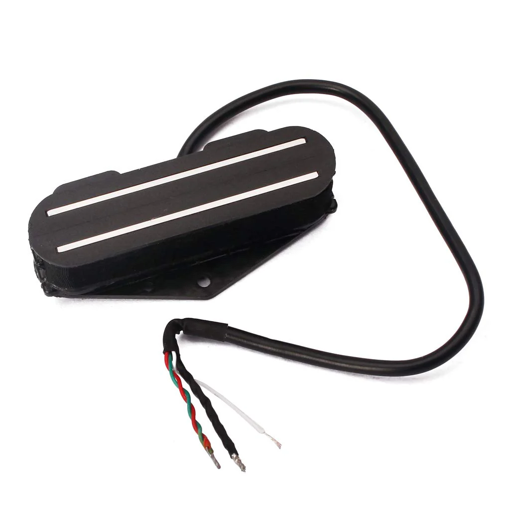 Alnicov Electric Guitar Pickup Dual Hot Rail Humbucker Pickup Single Coil Guitar Pickup Fit for TL Strat Squier Tele Electric Guitar,Black - Image 2