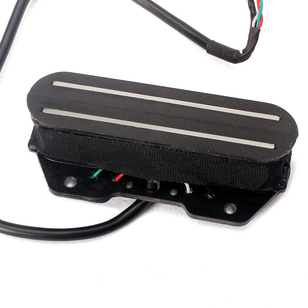 Alnicov Electric Guitar Pickup Dual Hot Rail Humbucker Pickup Single Coil Guitar Pickup Fit for TL Strat Squier Tele Electric Guitar,Black - Image 6
