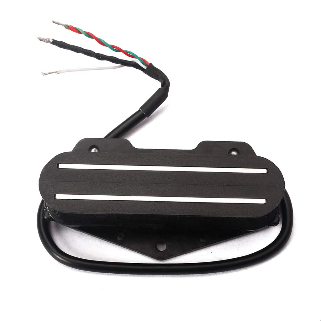 Alnicov Electric Guitar Pickup Dual Hot Rail Humbucker Pickup Single Coil Guitar Pickup Fit for TL Strat Squier Tele Electric Guitar,Black - Image 8