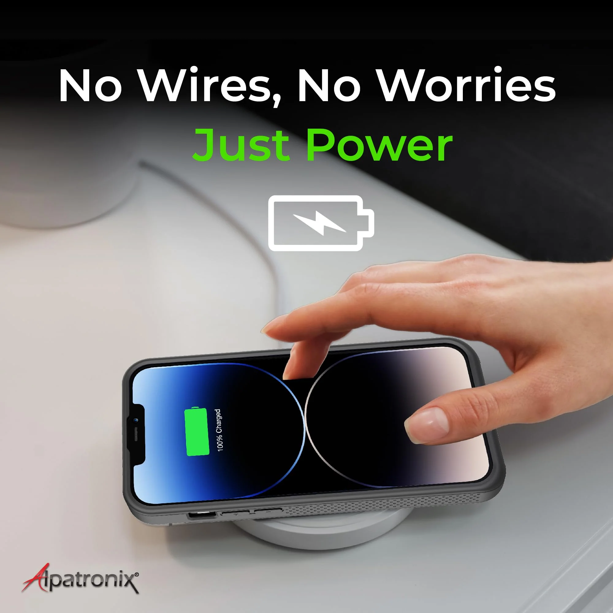 Alpatronix Battery Case for iPhone 16 Pro Max, Portable Strong Slim Protective Extended Charger Cover, 15W Fast Charging, High Capacity with Wireless Charging Case (BX16PM) Black Apple iPhone 16 Pro Max (6.9 inch) - Image 8