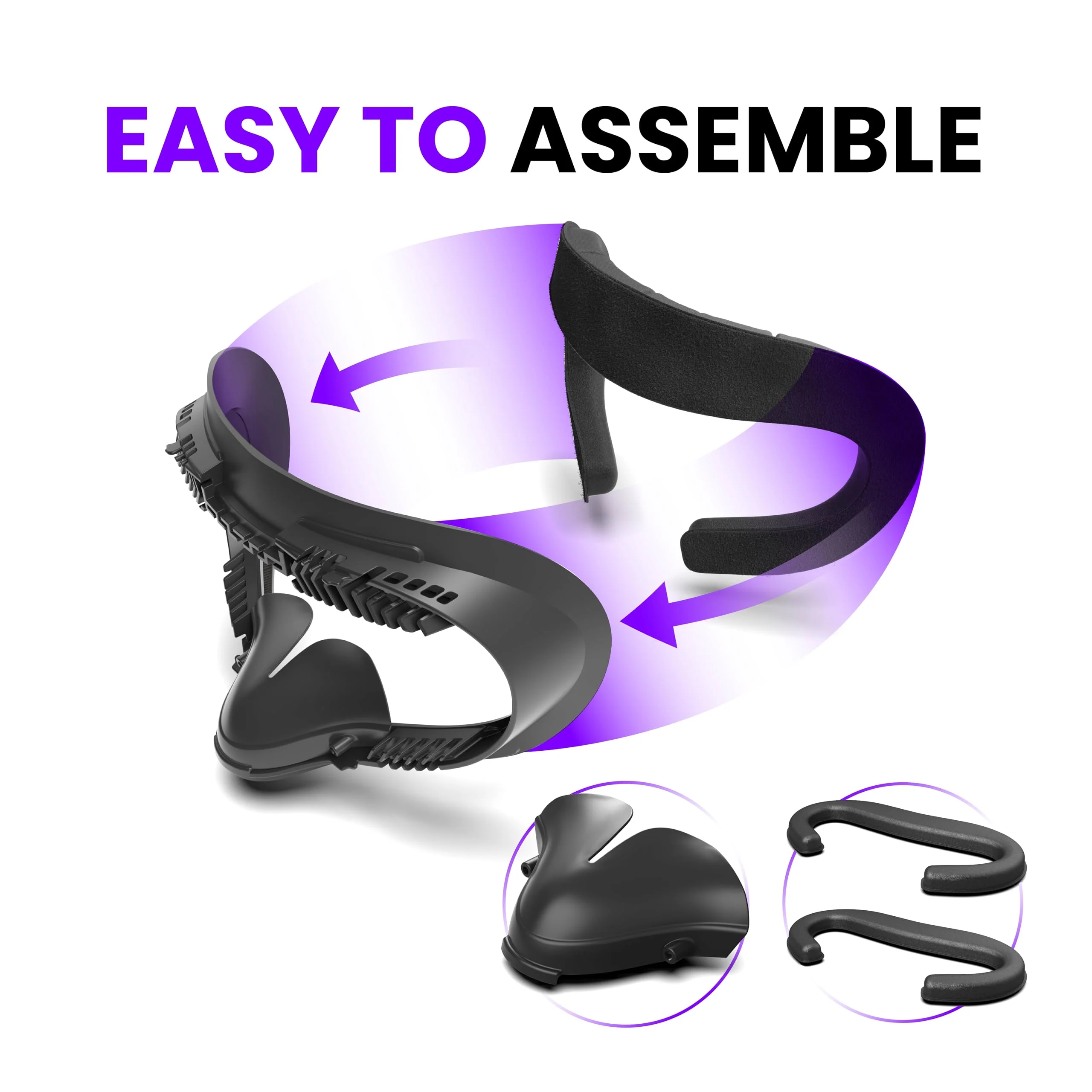 Alpatronix Cooling Facial Interface Compatible with Meta Oculus Quest 2 with 2 Cooling Liquid Gel Soft Face Pads No Fan/No Dry Eye, Lightweight Oculus Quest 2 Accessories. - Image 2