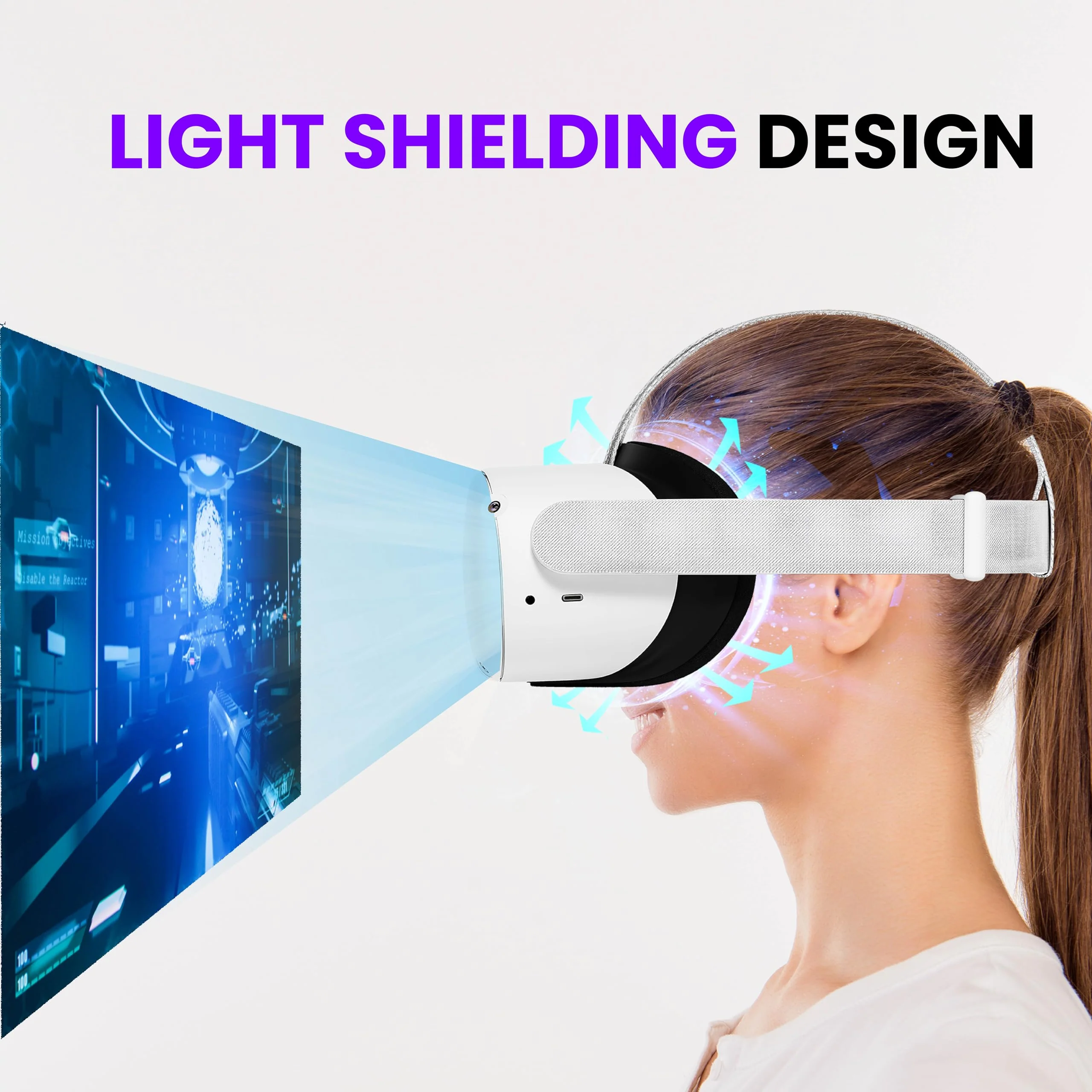 Alpatronix Cooling Facial Interface Compatible with Meta Oculus Quest 2 with 2 Cooling Liquid Gel Soft Face Pads No Fan/No Dry Eye, Lightweight Oculus Quest 2 Accessories. - Image 5