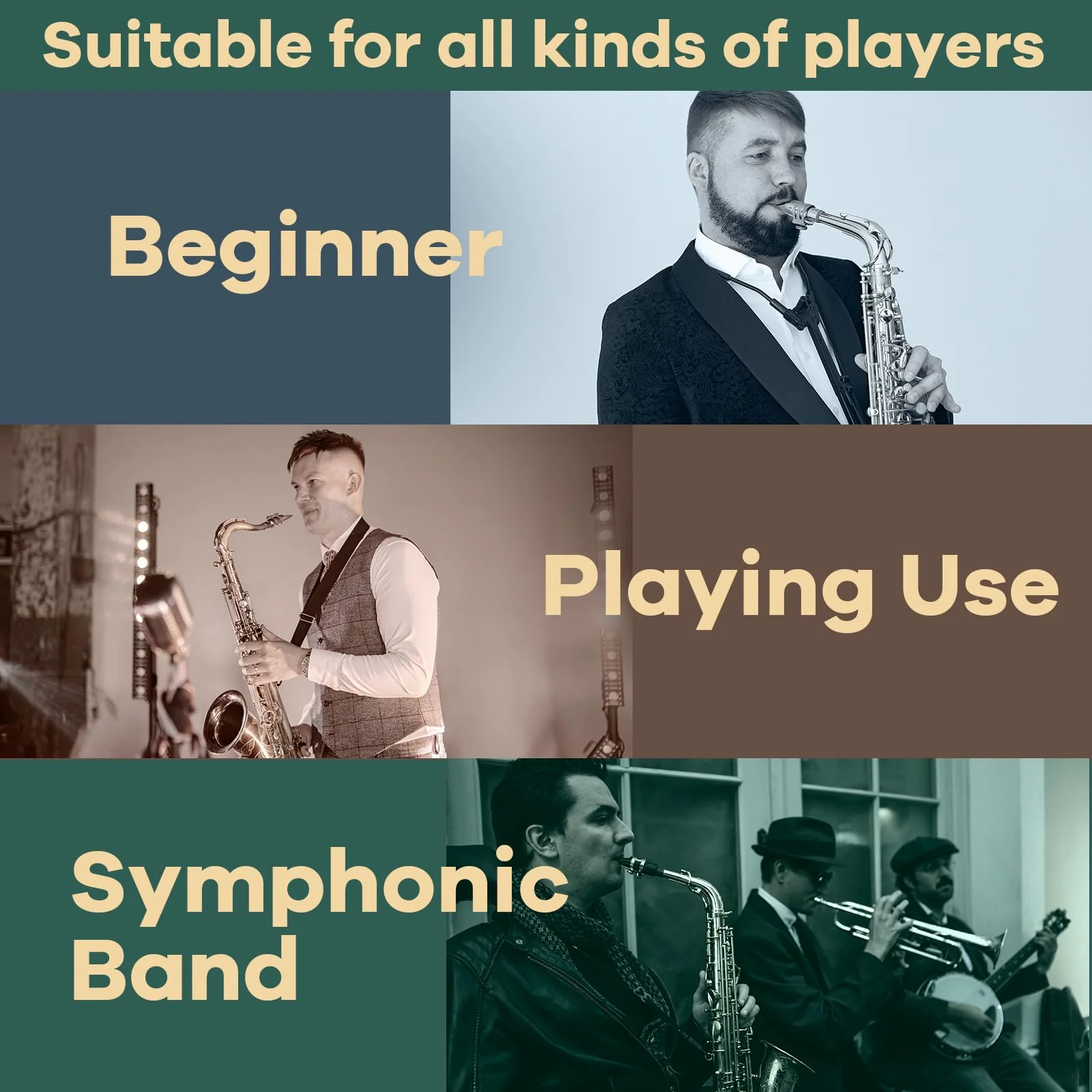 Alto Saxophone Reeds 2.5, Professional Alto Sax Reeds 10Pack with Plastic Box, Thinner Reed Tip Advanced Cutting Technology for Saxophone Beginner and Player Strength 2.5 - Image 7