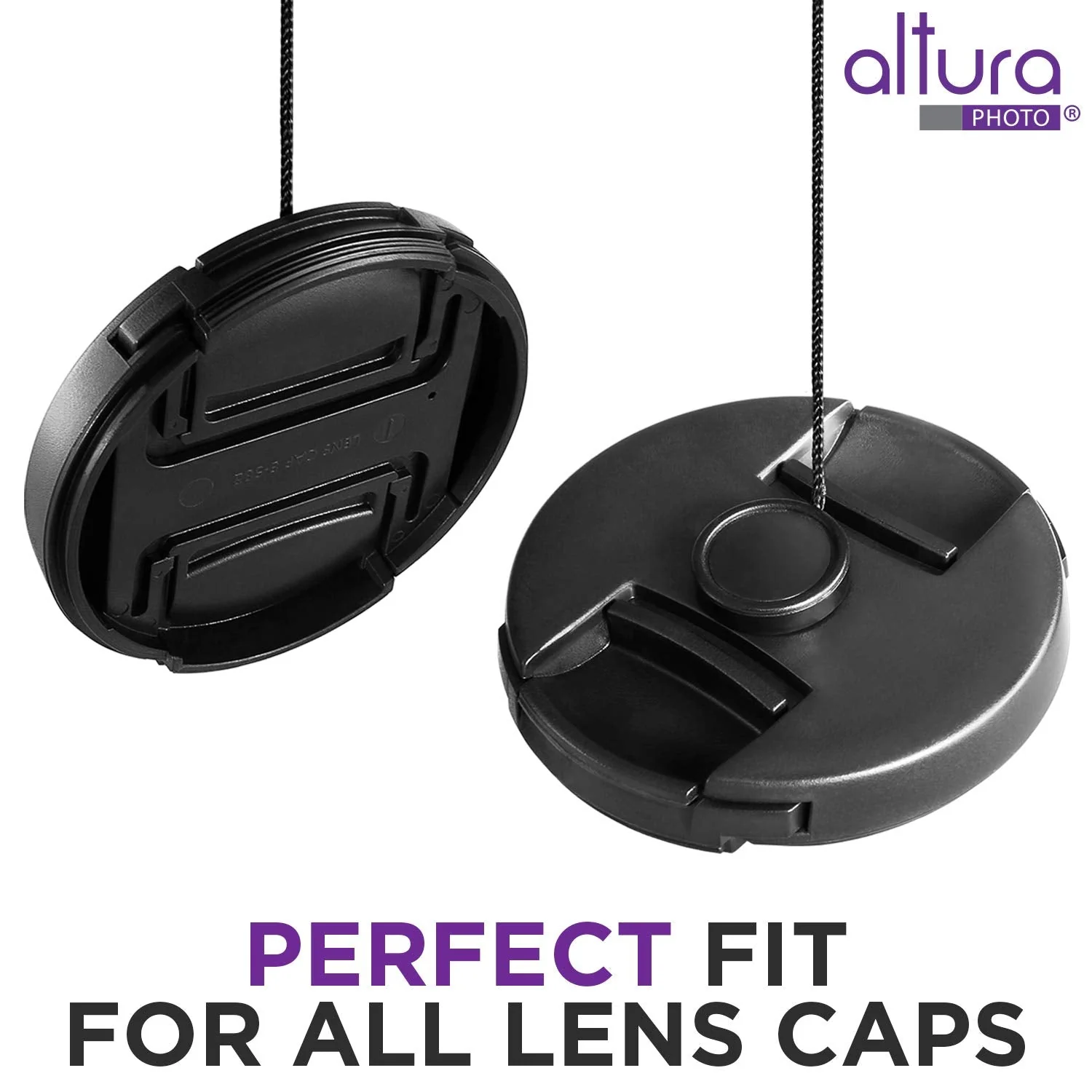 Altura Photo 5 Pcs Lens Cap Keeper, Camera Lens Cap Leash for DSRL & Mirrorless Lenses - Lens Cap Tether/Lens Holder for Canon, Nikon, Sony, Sigma, Tamron & Others Camera Lens Accessories - Image 3