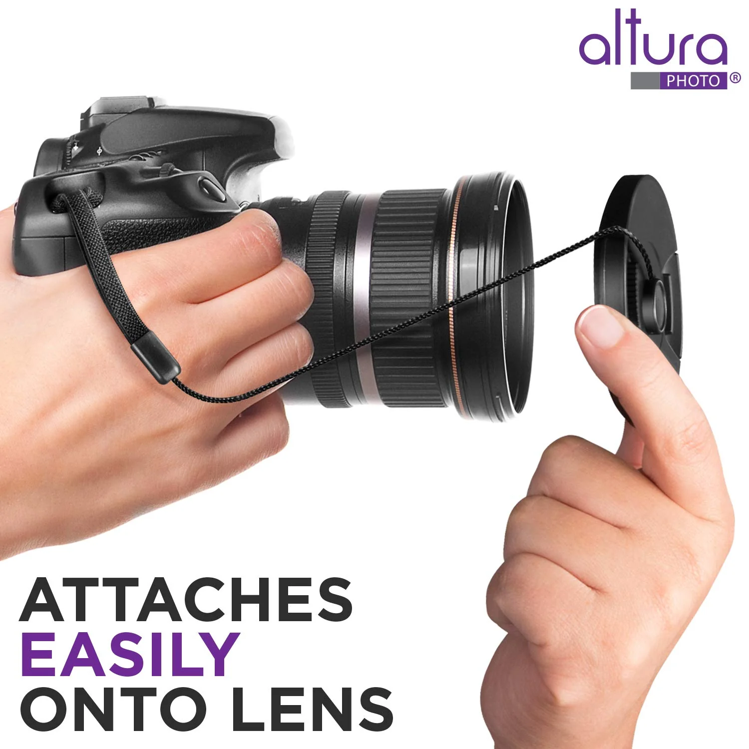 Altura Photo 5 Pcs Lens Cap Keeper, Camera Lens Cap Leash for DSRL & Mirrorless Lenses - Lens Cap Tether/Lens Holder for Canon, Nikon, Sony, Sigma, Tamron & Others Camera Lens Accessories - Image 7