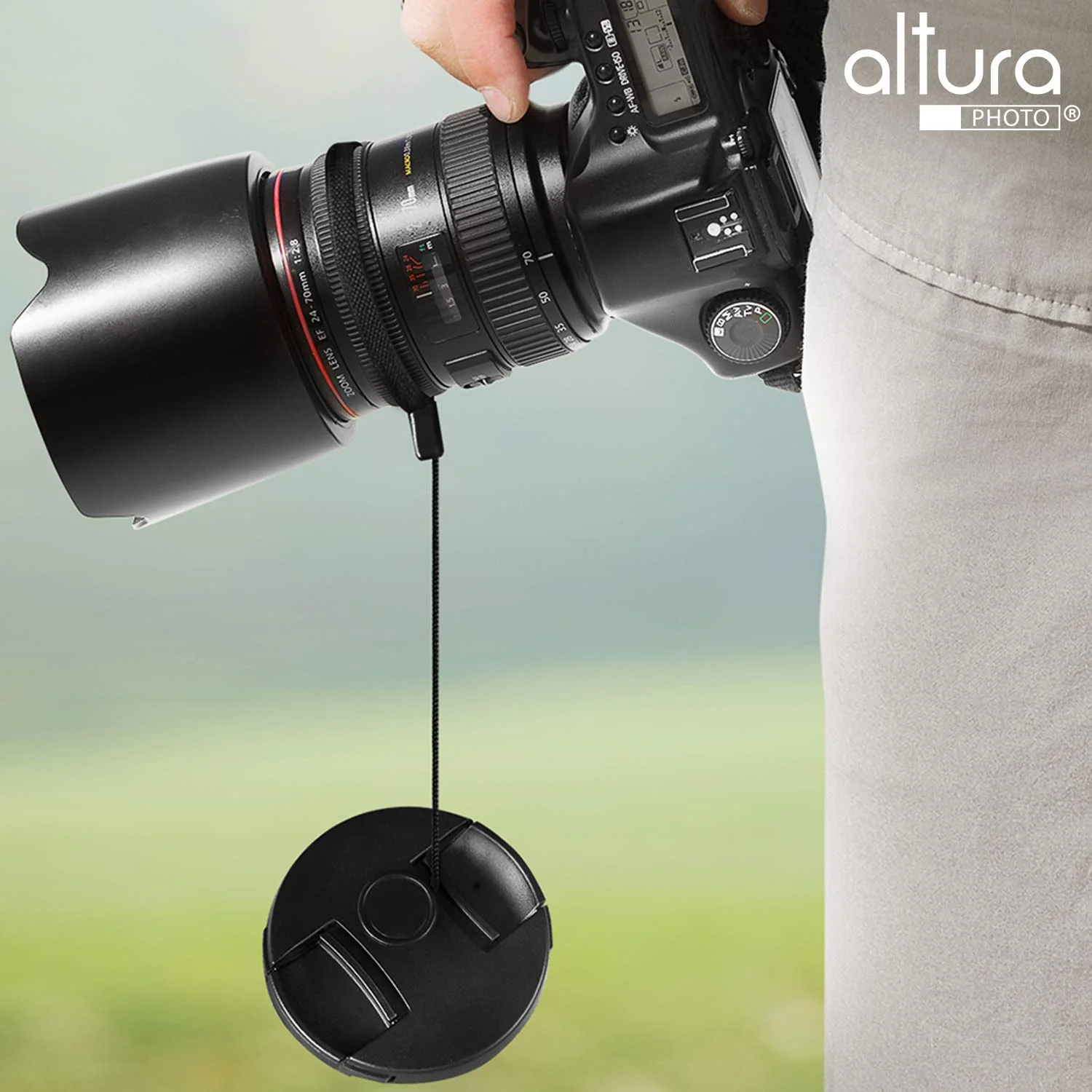 Altura Photo 5 Pcs Lens Cap Keeper, Camera Lens Cap Leash for DSRL & Mirrorless Lenses - Lens Cap Tether/Lens Holder for Canon, Nikon, Sony, Sigma, Tamron & Others Camera Lens Accessories - Image 8