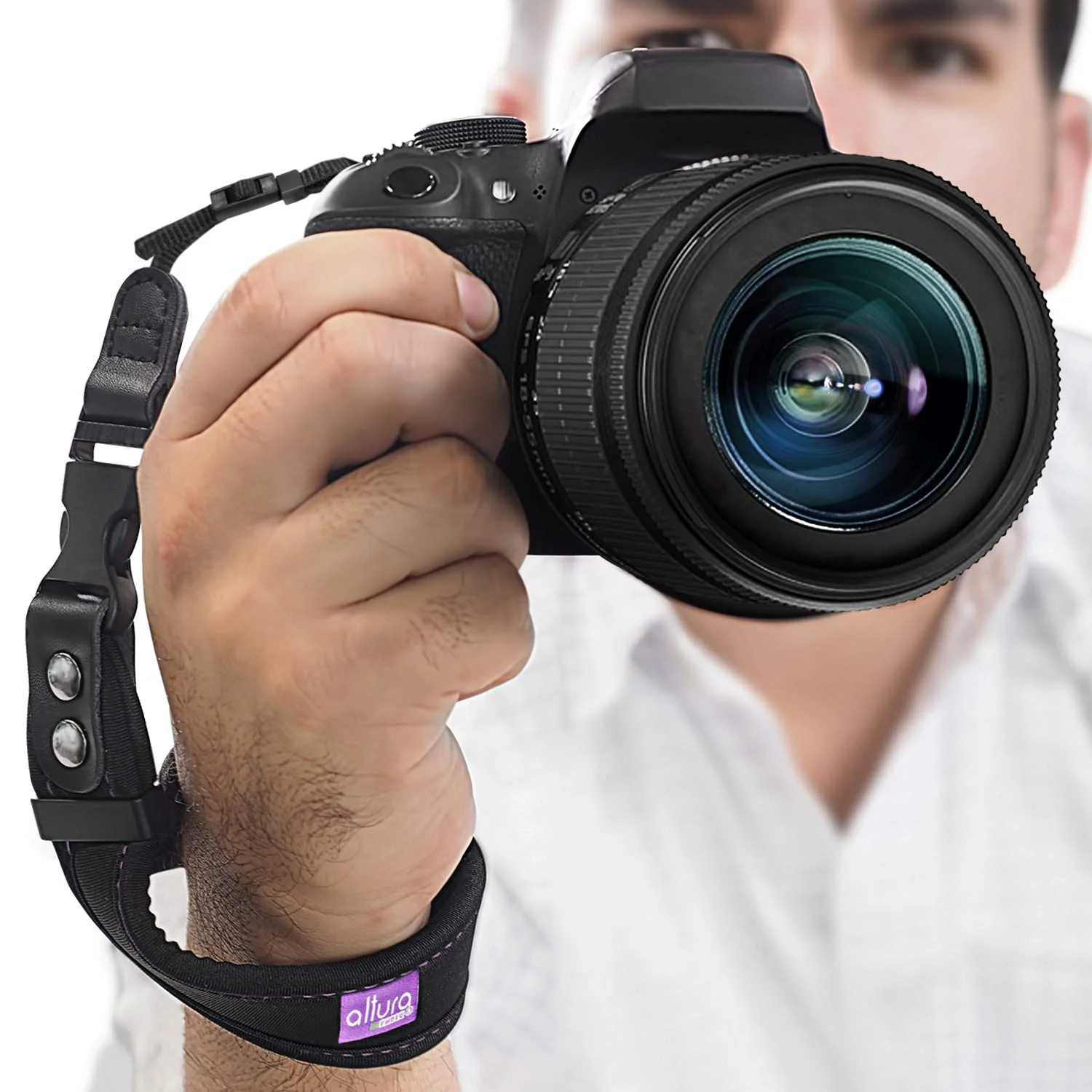 Altura Photo Camera Wrist Strap - Rapid Fire Secure Camera Sling Strap, Camera Straps for Photographers Compatible W/DSLR & Mirrorless - Camera Hand Strap W/Quick Release Camera Strap Dual System