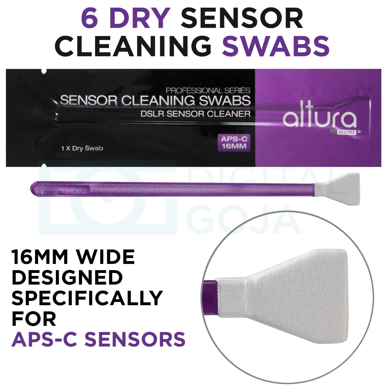 Altura Photo Professional Camera Cleaning Kit APS-C DSLR & Mirrorless Cameras - Camera Lens Cleaner w/Sensor Cleaning Swabs & Case, Works as Camera Lens Cleaning Kit, Camera Cleaner, Sensor Cleaner - Image 4