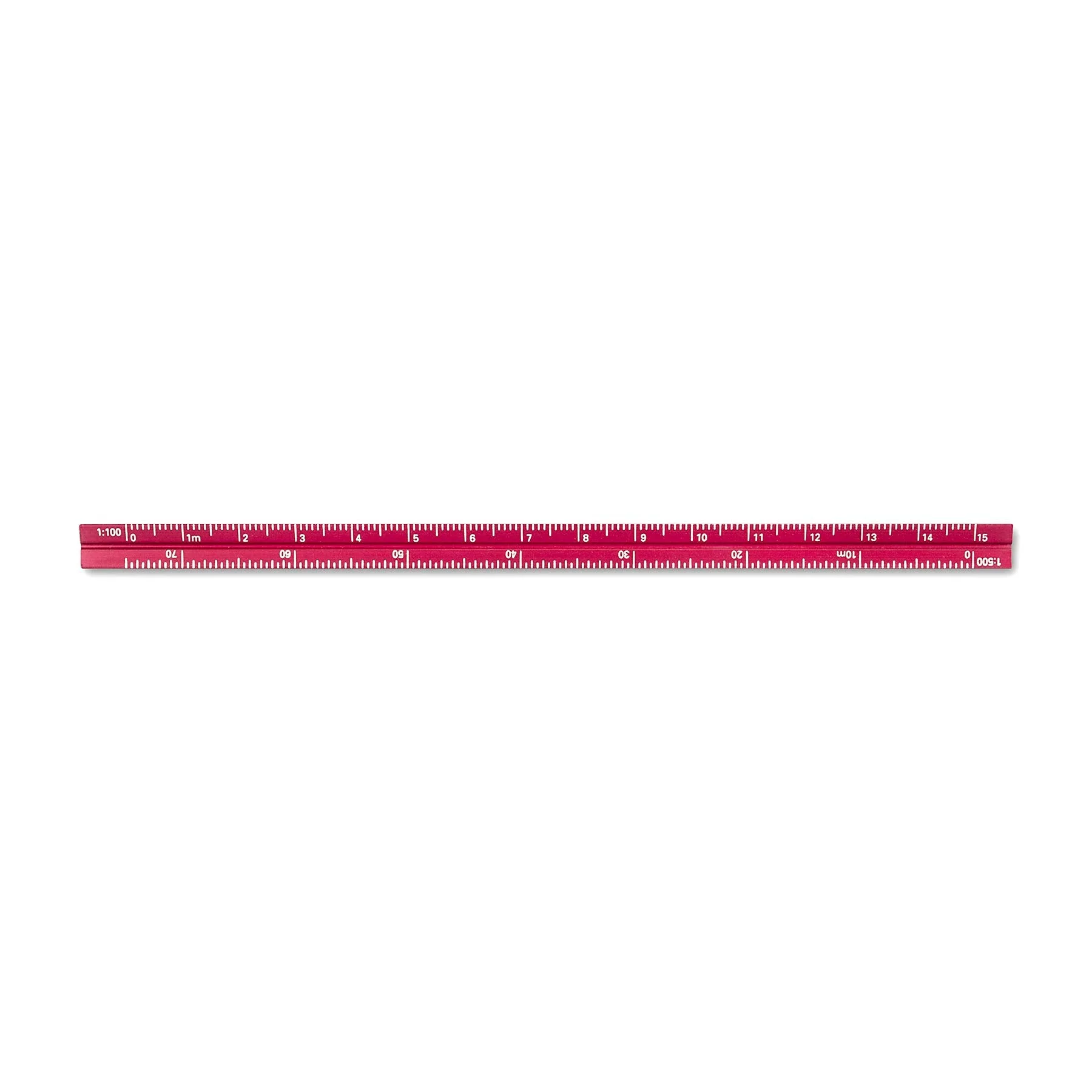 Alumicolor 3610-4 Aluminum Combination Pocket Scale, 6IN, Red 6 Inch - Image 4