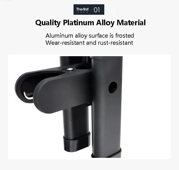 Aluminum Alloy Drumstick Holder Clip on Drum Stick Holder Quick Release Adjustable Angle Holds up to 2 Pairs of Drumsticks - Image 3