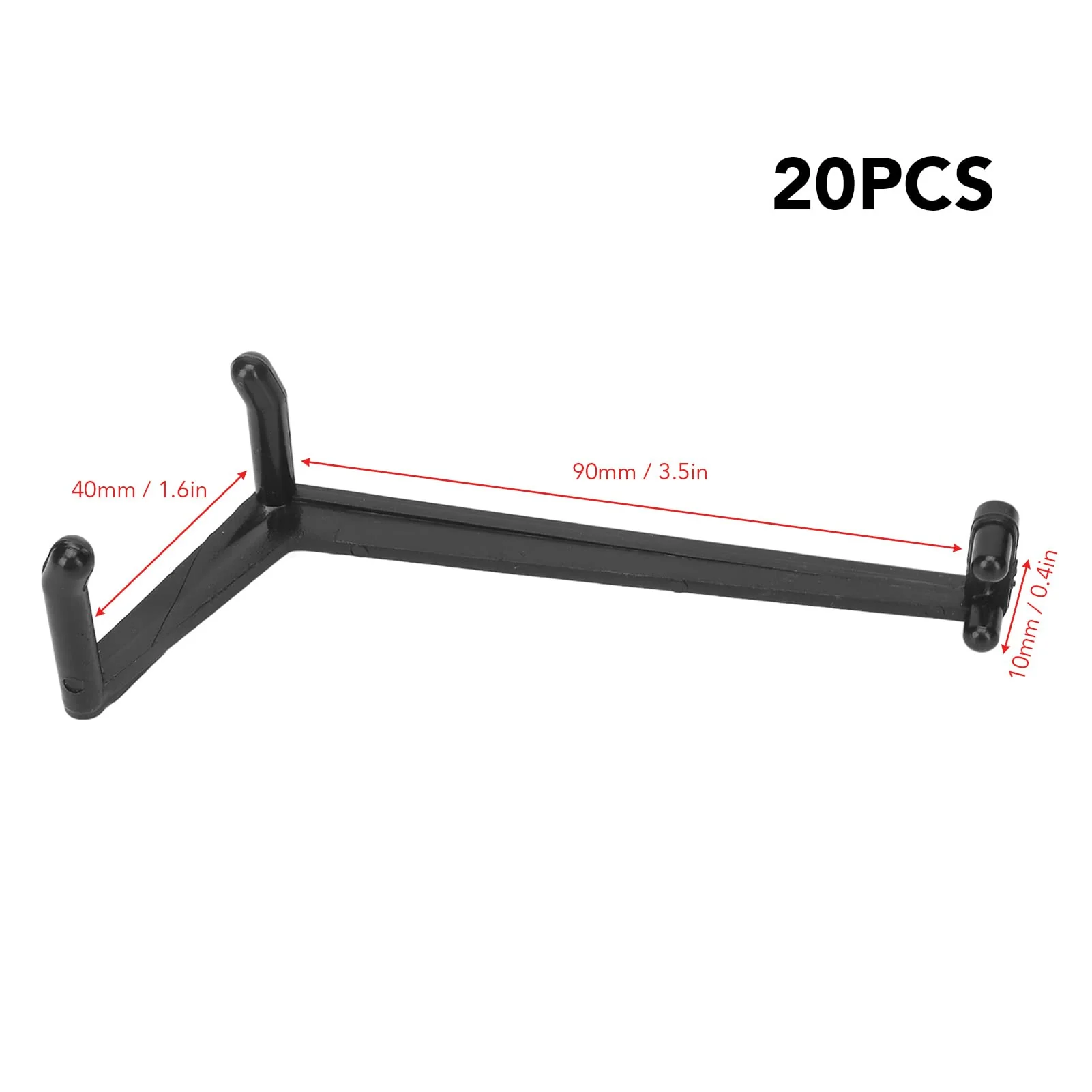 Alvinlite Pack of 20 Branch Separators for Fruit Trees, The Fruit Branch Shaker Forms Stronger Branches, Pressure-resistant Plastic with High Hardness for Gardening, 40 x 90 x 10 mm - Image 4
