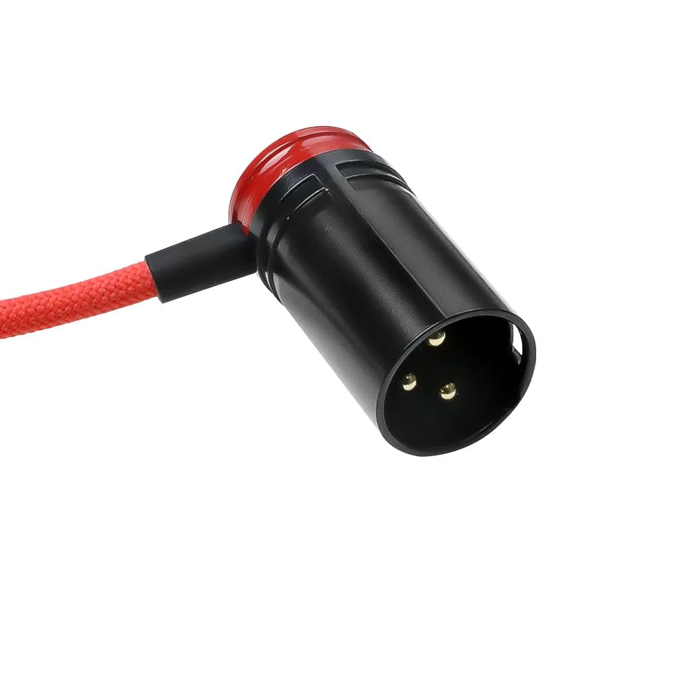 Alvin's Cables Low-Profile XLR 3 Pin Male to Female Ultra-Flexible Coiled Cable, Aramid-Reinforced for Sony|Canon|Blackmagic Pro Cameras & Studio Audio(Red) - Image 5