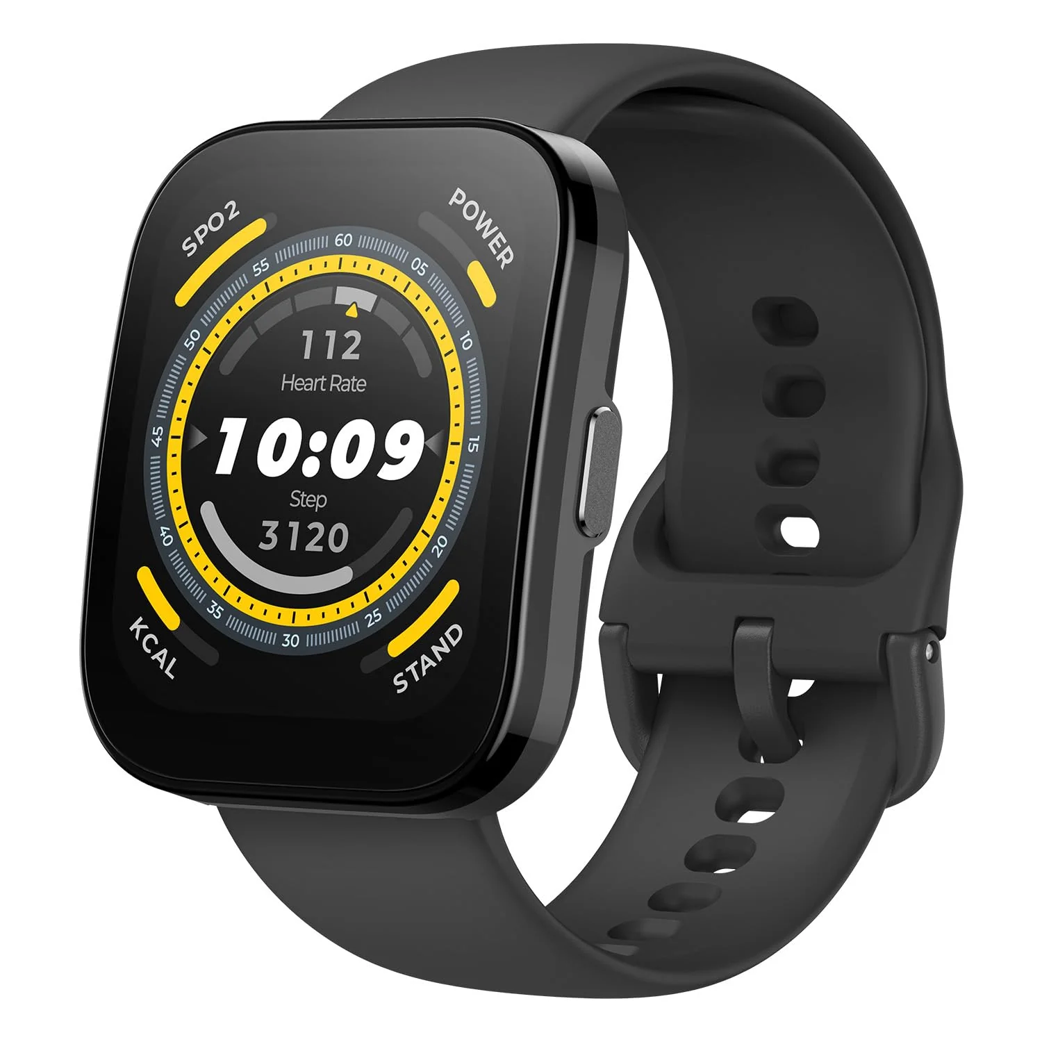 Amazfit Bip 5 Smart Watch 46mm, GPS, Alexa Built-in, Bluetooth Calling, 10-Day Battery, Heart-Rate & VO2 Max, Sleep Health Monitoring, AI Fitness App,120+ Sports Modes, for Android & iPhone, Black Soft Black