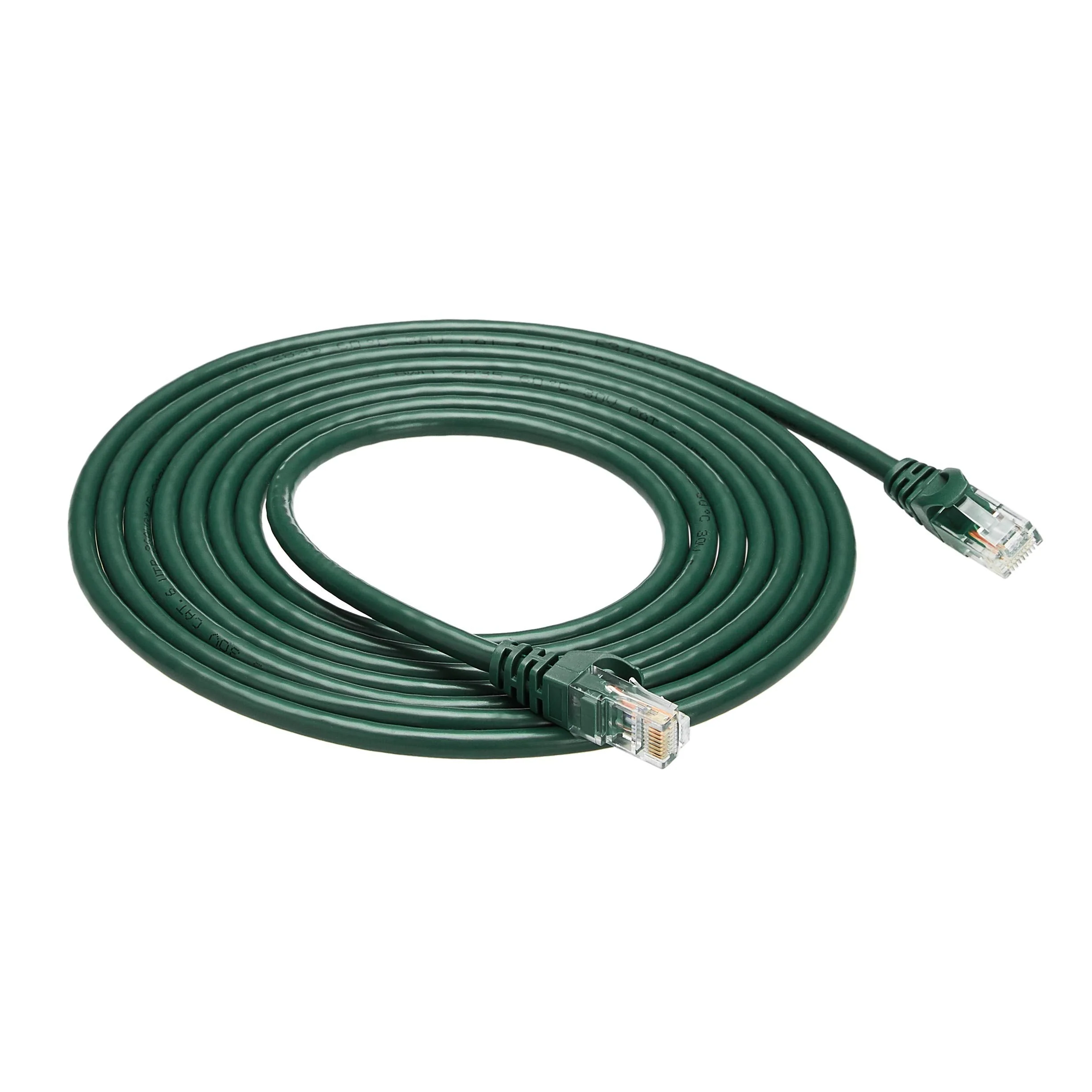 Amazon Basics 10Gbps High-Speed Cat6 Ethernet Network Patch Cable, RJ45, Gold-Plated, Snagless, 10 Foot, 5-Pack Multicolor 10-Foot - Image 2