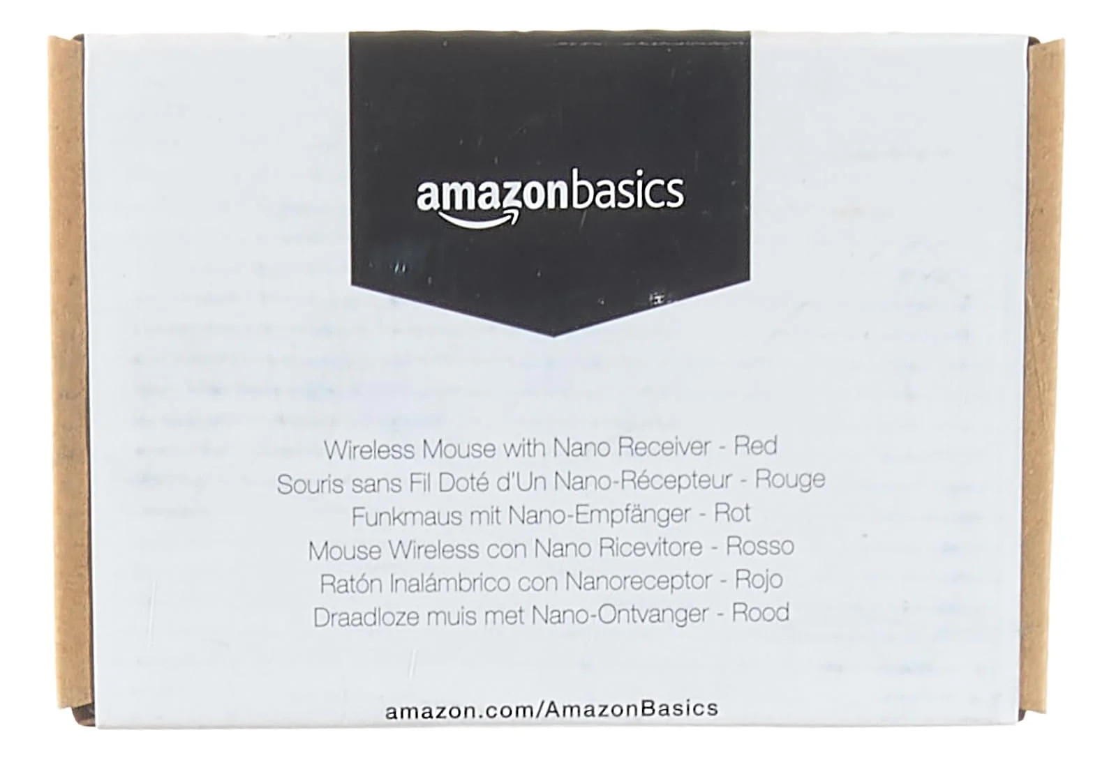 Amazon Basics 2.4 GHz Optical Wireless Mouse for Laptop and Computer, USB Nano Receiver, Red - Image 7
