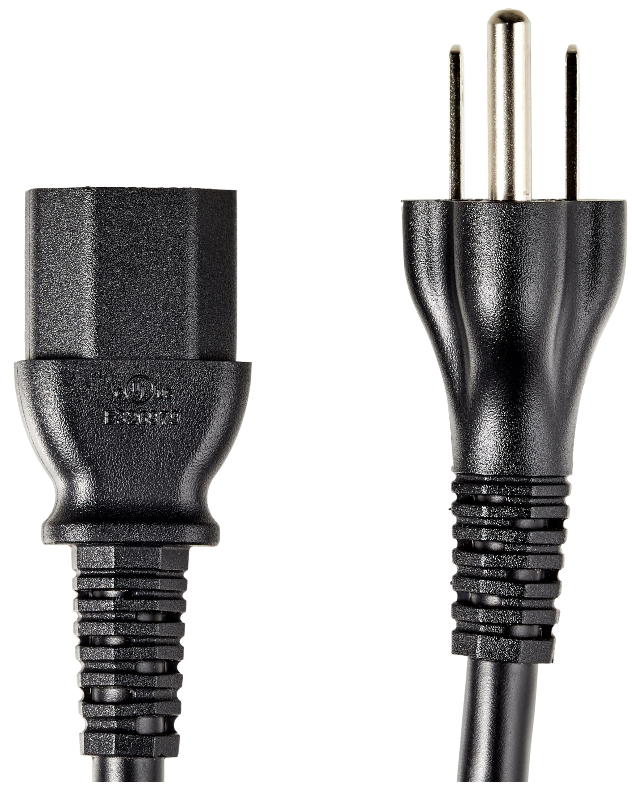 Amazon Basics 3 Feet Computer Monitor TV Replacement 3 Prong AC Power Cord, 18 AWG, 125 Volts, Black - Image 3