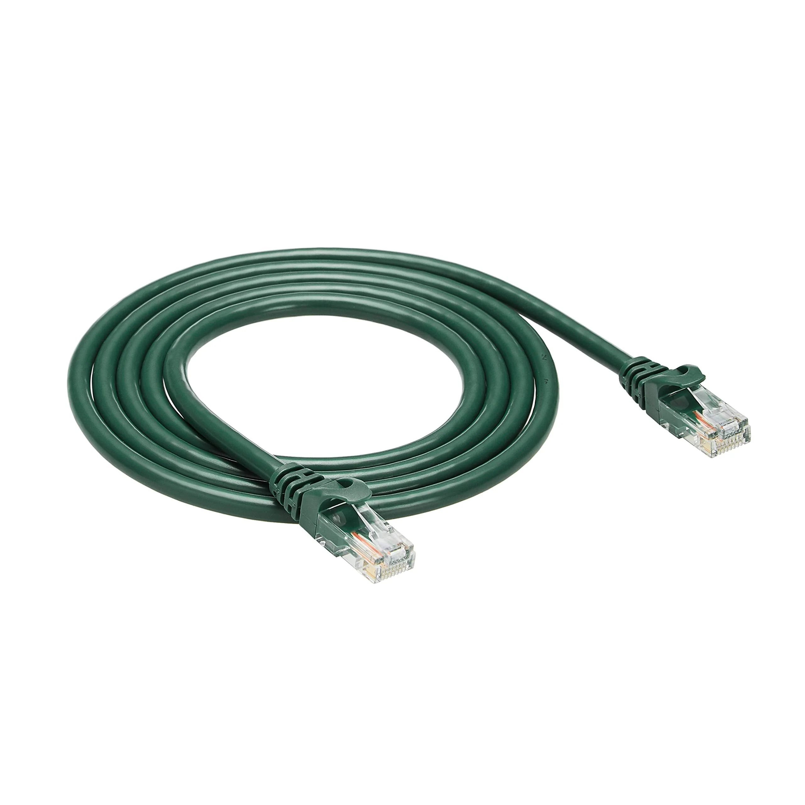 Amazon Basics 5-Pack RJ45 Cat 6 Ethernet Patch Cable, 10Gpbs High-Speed Cable, Gold-Plated, Snagless, 5 Foot, Multicolor 5-Foot - Image 2