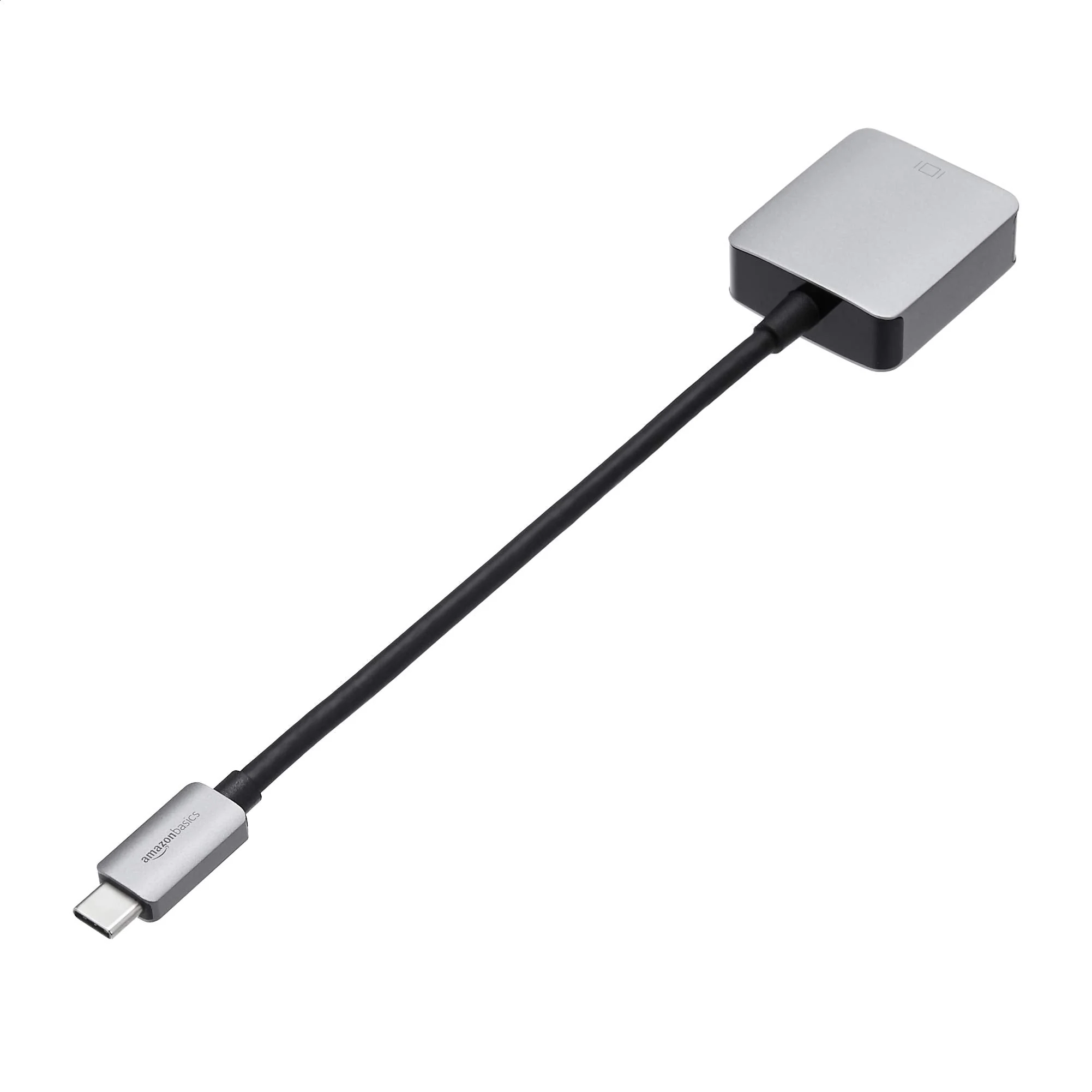 Amazon Basics Aluminum USB 3.1 Type-C to VGA Adapter, Gray, 1.65 x 1.38 x 0.63in - Image 5