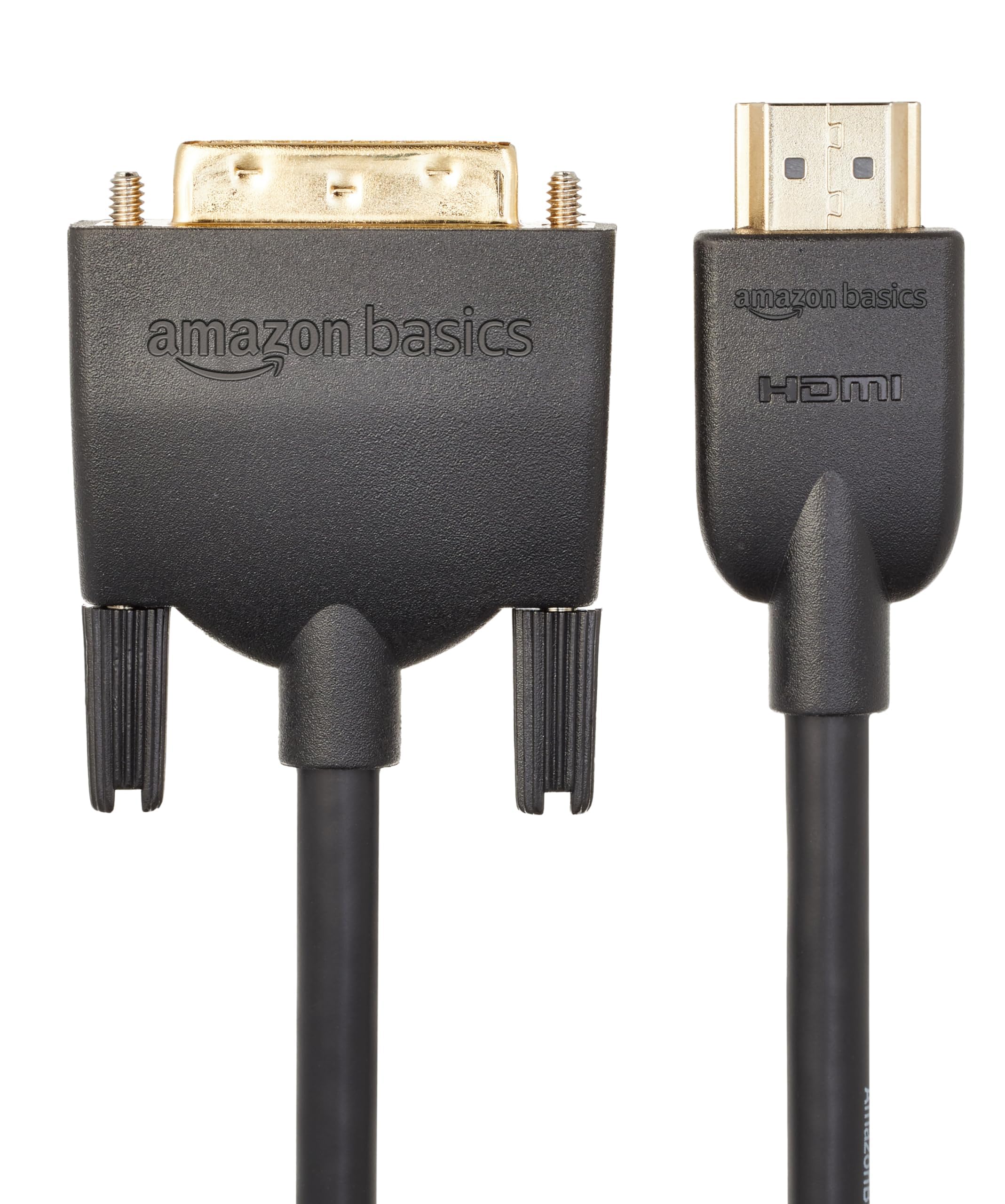 Amazon Basics HDMI-A to DVI (Male) Adapter Cable, Bi-Directional 1080P, Gold-Plated, 10 ft/3 m, Single Pack, Black 1-Pack - Image 3