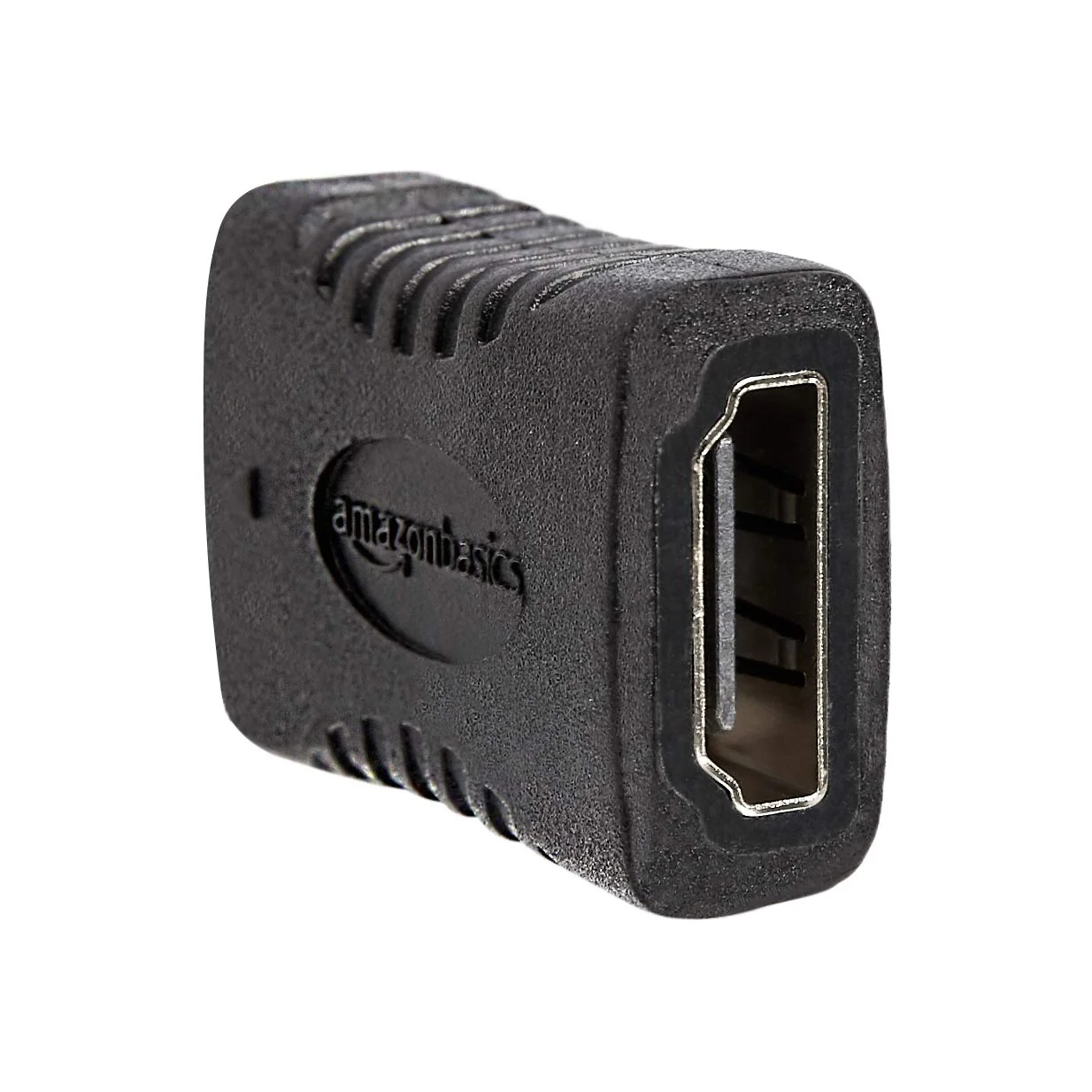 Amazon Basics HDMI Female to Female Coupler Adapter (2 Pack), 29 x 22mm, Black 2-Pack - Image 4