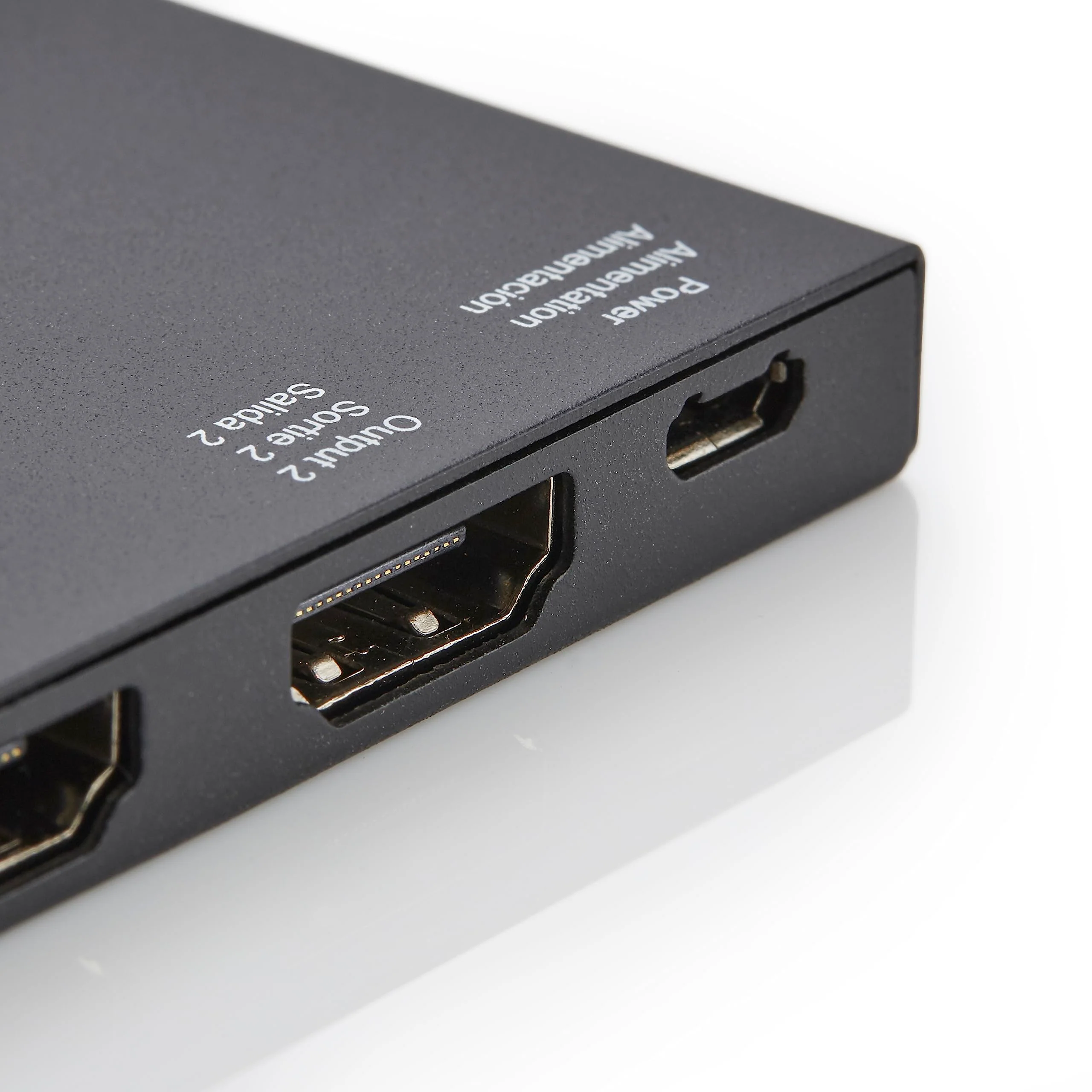 Amazon Basics HDMI Splitter 1 in 2 Out, 4K@60Hz for Dual Monitors, Mirror Only, Black Black - 4K/60Hz - Image 5