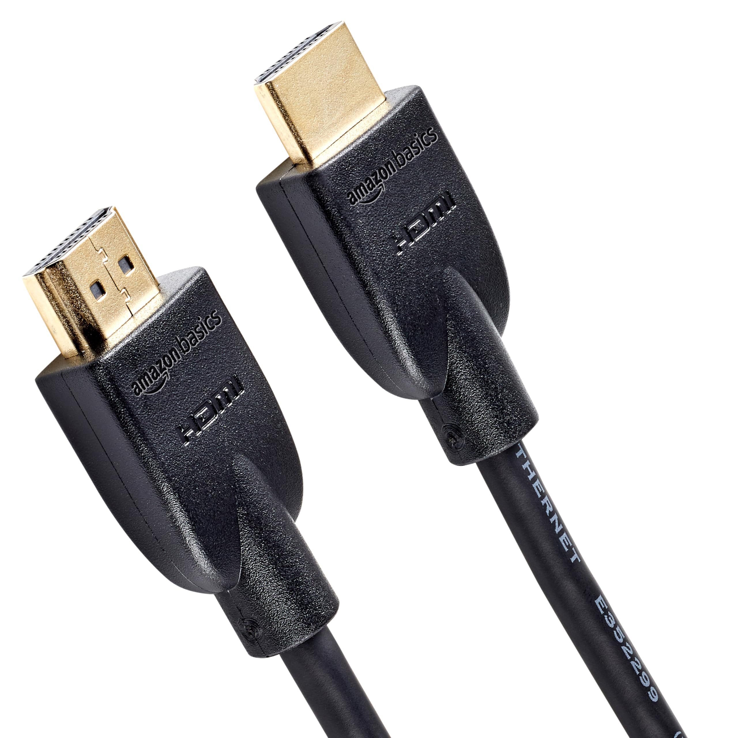 Amazon Basics High-Speed HDMI Cable For Television, A Male to A Male, 18 Gbps, 4K/60Hz, 6 Feet, Black 1