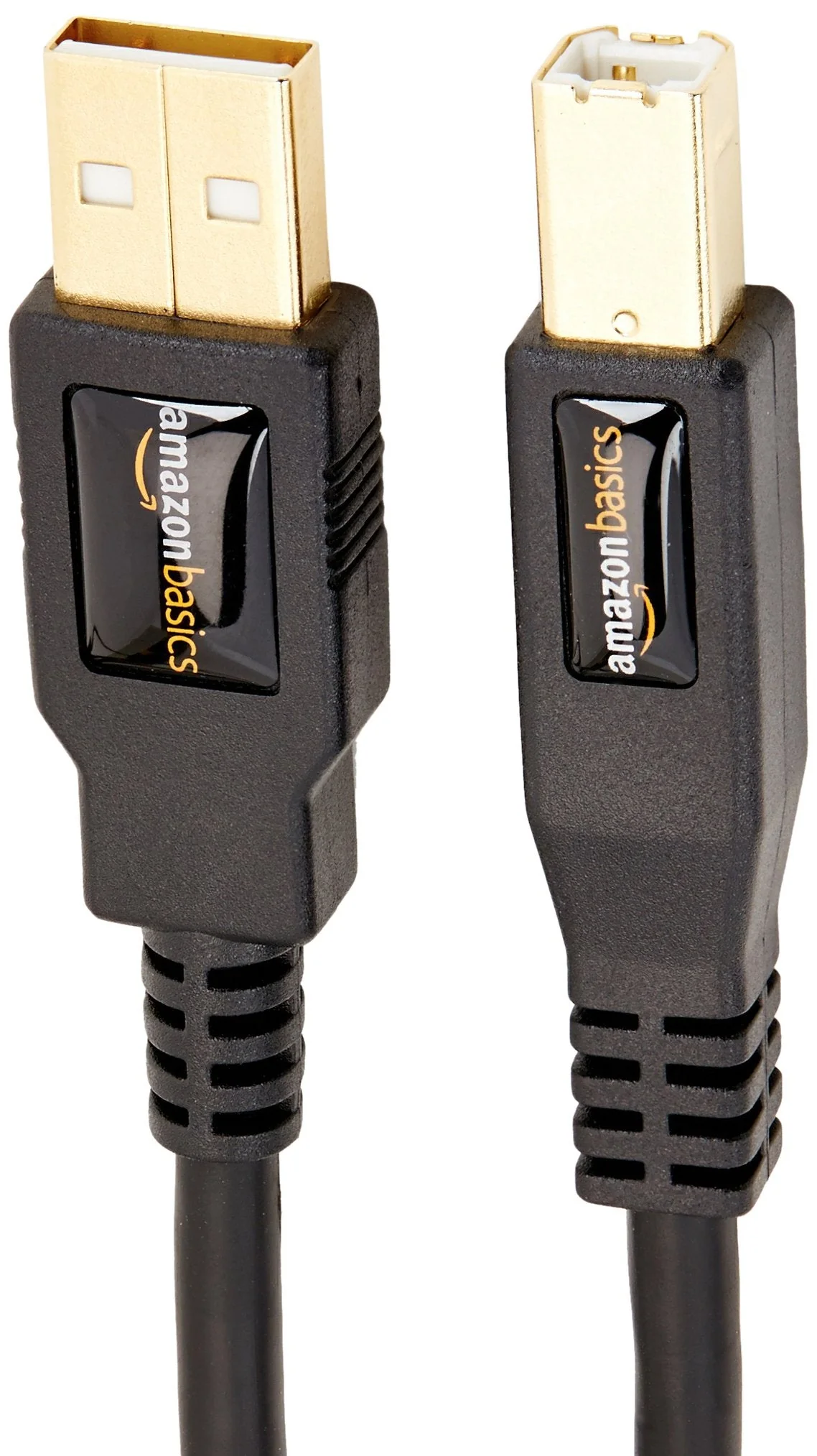 Amazon Basics USB 2.0 Printer Cable - A-Male to B-Male Cord - 10 Feet (3 Meters), Black 1-Pack - Image 3
