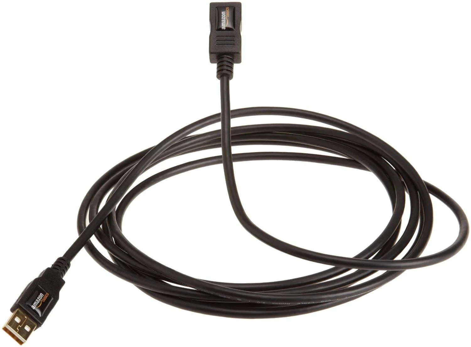 Amazon Basics USB-A 2.0 Extension Cable, Male to Female, 480Mbps Transfer Speed, 9.8 Foot, Black 9.8 Feet 1 - Image 2