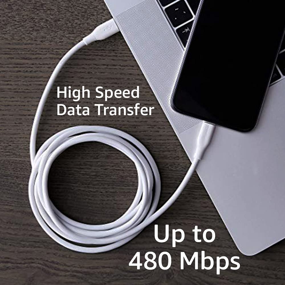 Amazon Basics USB-C to Lightning ABS Charger Cable, MFi Certified Charger for Apple iPhone 14 13 12 11 X Xs Pro, Pro Max, Plus, iPad, 6 Foot, White 6 Feet - Image 7