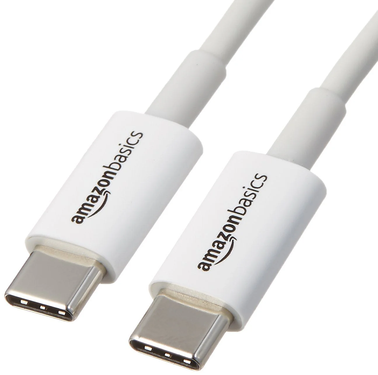 Amazon Basics USB-C to USB-C Fast Charger Cable, 480Mbps Speed, USB-IF Certified, for Fast Charging Apple iPhone 16/15, iPad, MacBook, Samsung Galaxy, Tablets, Laptops, 6 Foot, White 6-Foot 1-Pack