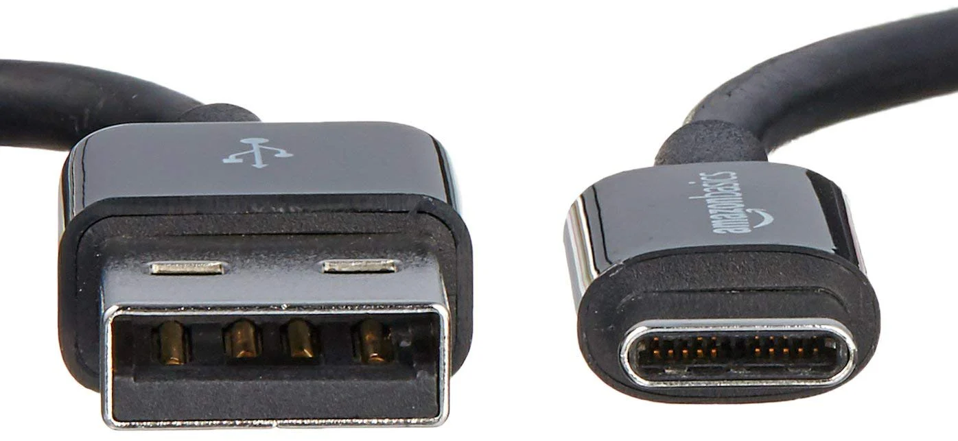 Amazon Basics USB Type-C to USB-A 2.0 Male Charger Cable, 6 Feet (1.8 Meters), Black 1-Pack - Image 2