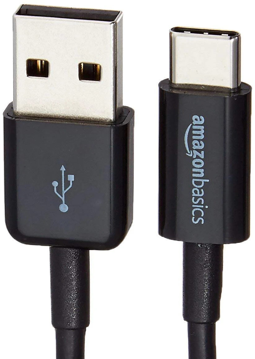 Amazon Basics USB Type-C to USB-A 2.0 Male Charger Cable, 6 Feet (1.8 Meters), Black 1-Pack - Image 3