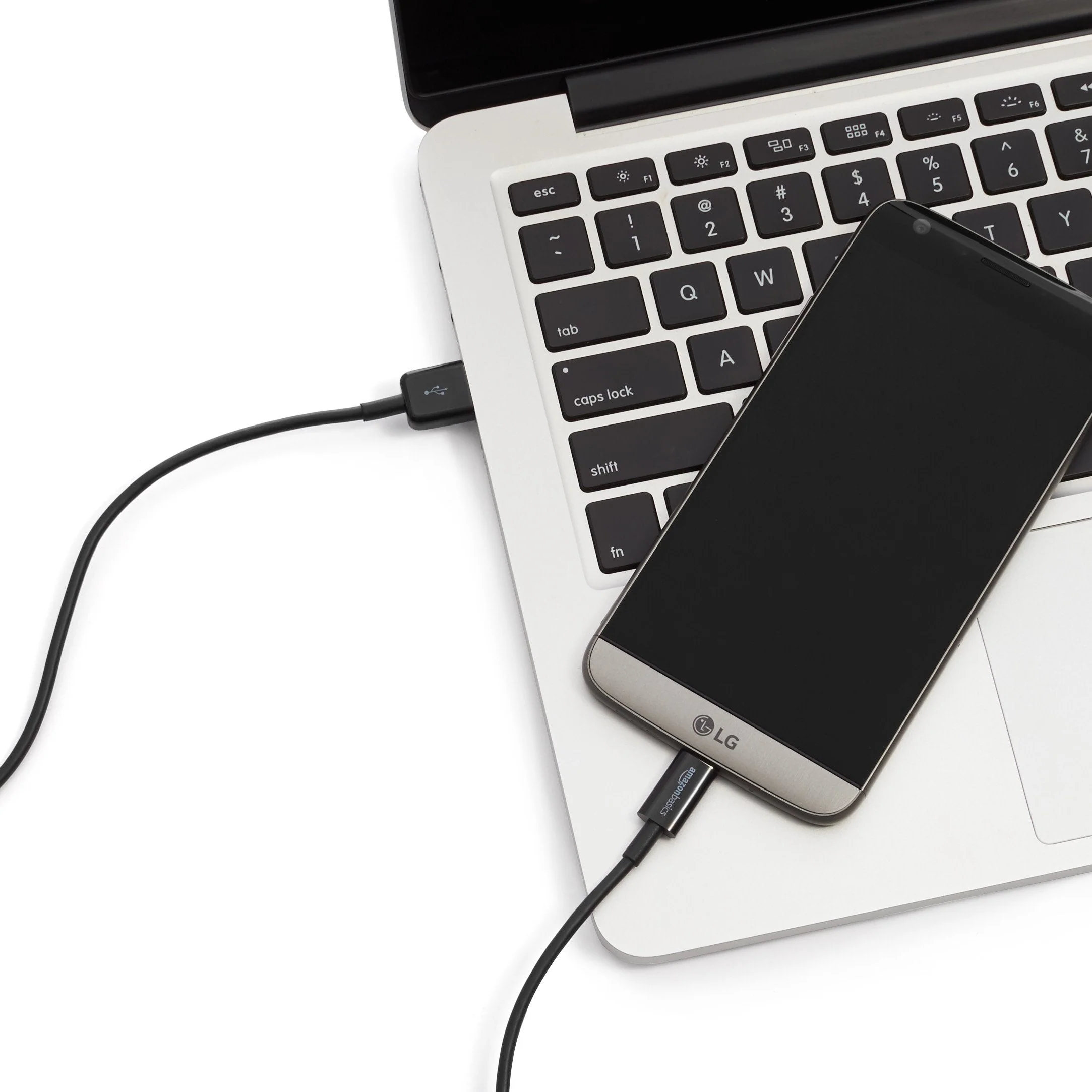 Amazon Basics USB Type-C to USB-A 2.0 Male Charger Cable, 6 Feet (1.8 Meters), Black 1-Pack - Image 5