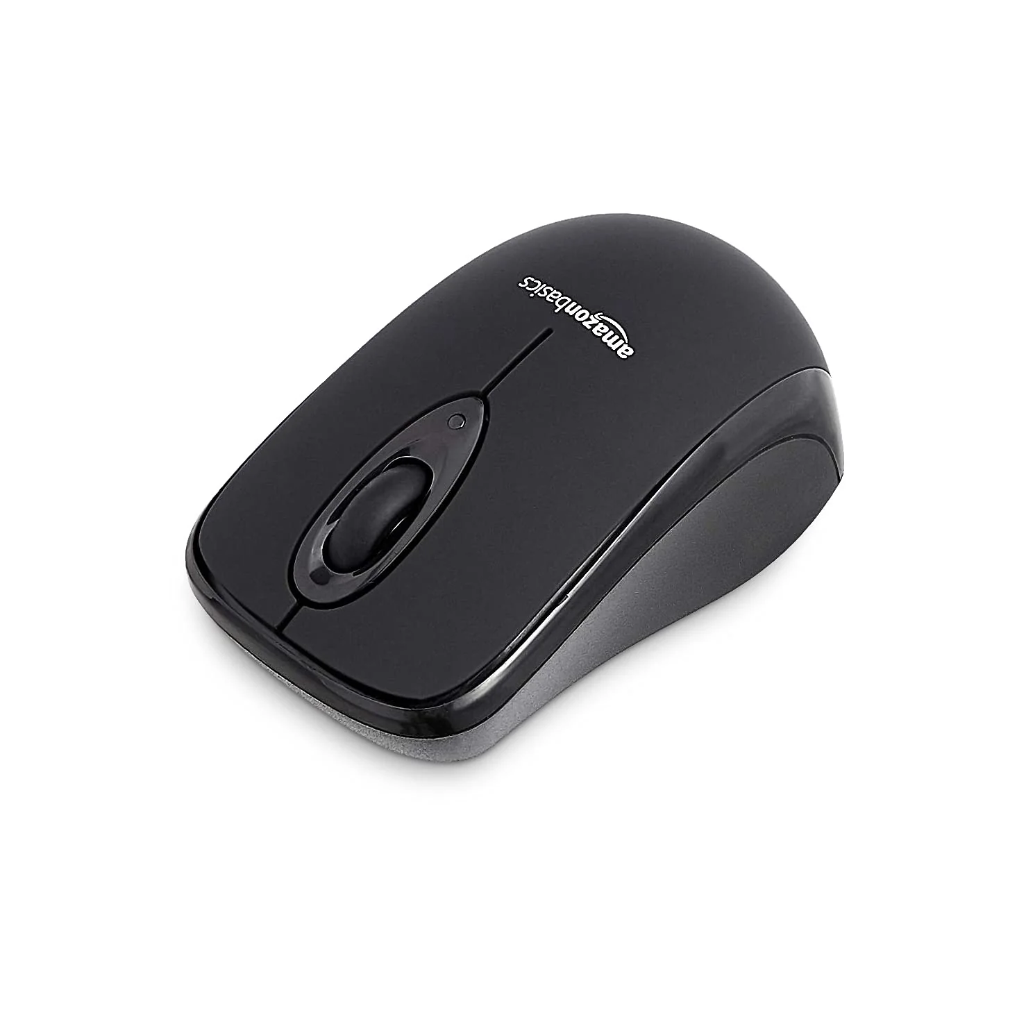 Amazon Basics Wireless Computer Mouse with USB Nano Receiver - Black 1-Pack - Image 2