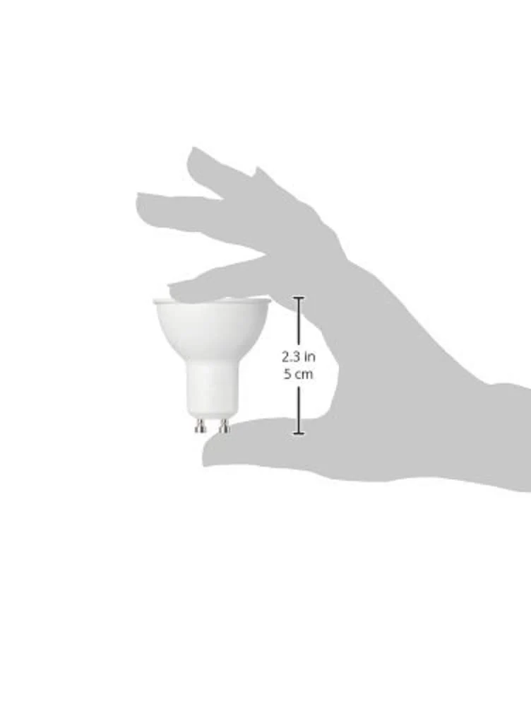AmazonBasics GU10 LED lamp, spot, 5.5W (replaces 50W), warm white, dimmable - pack of 10 10Stück (1er Pack) 5.5W (50W) - Image 6